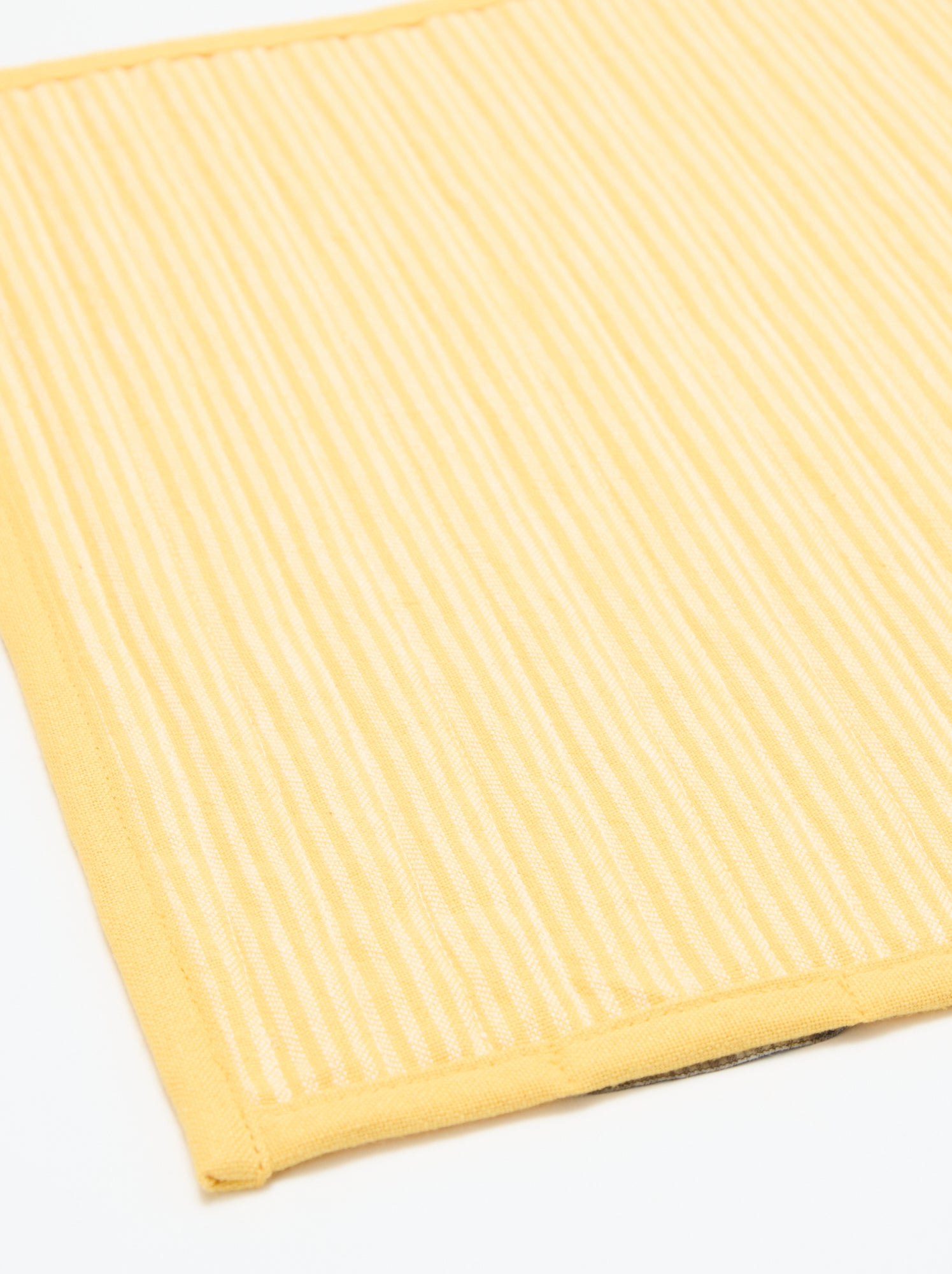 Lot de 2 sets de table à carreaux - Jaune