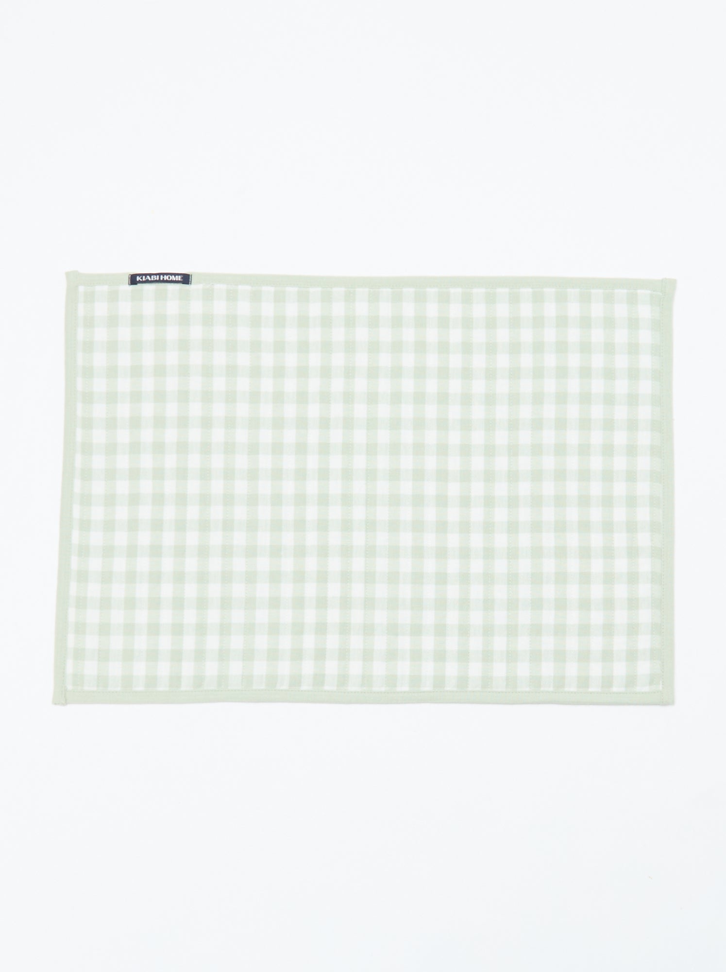 Lot de 2 sets de table à carreaux - Vert