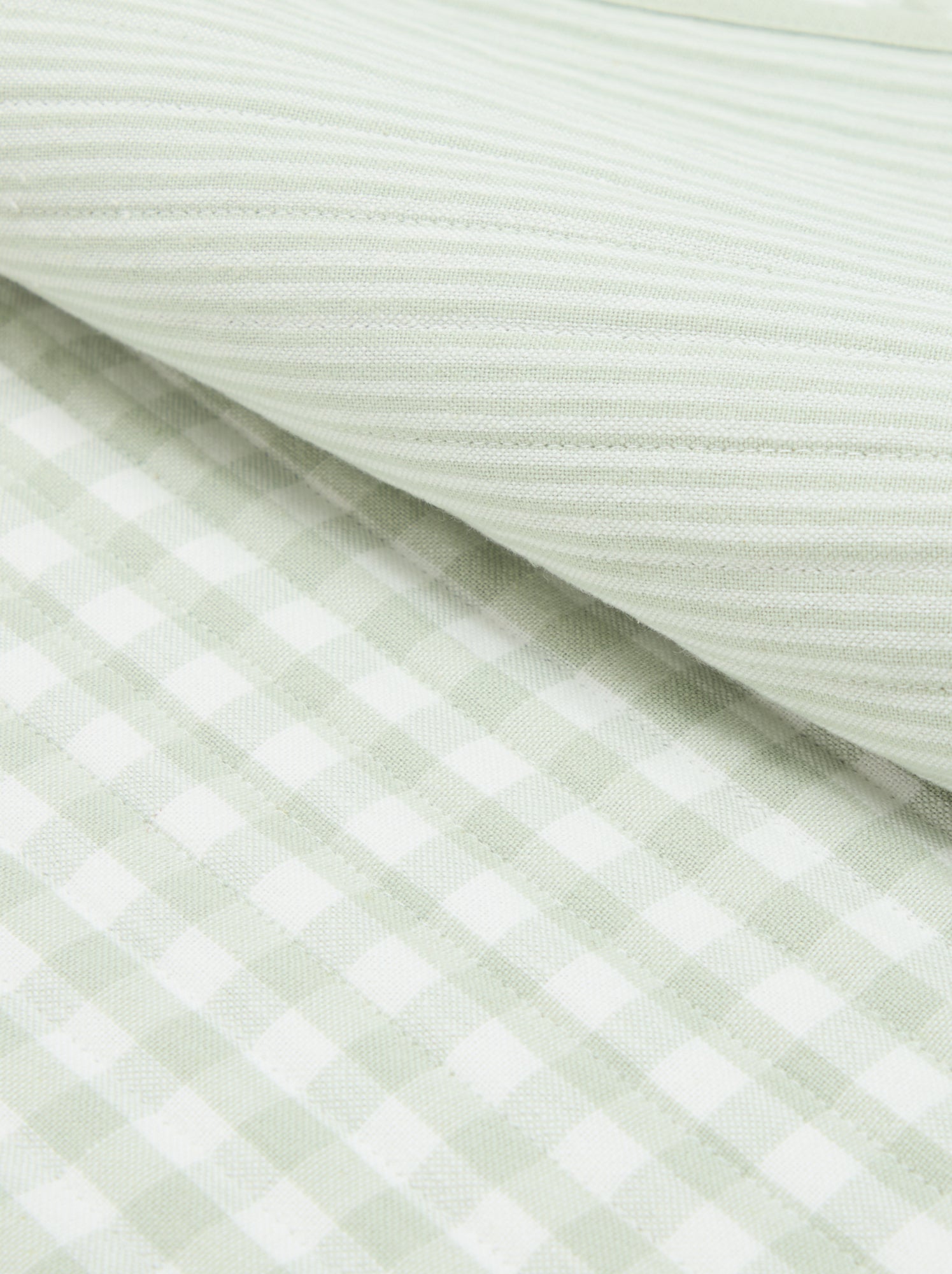 Lot de 2 sets de table à carreaux - Vert