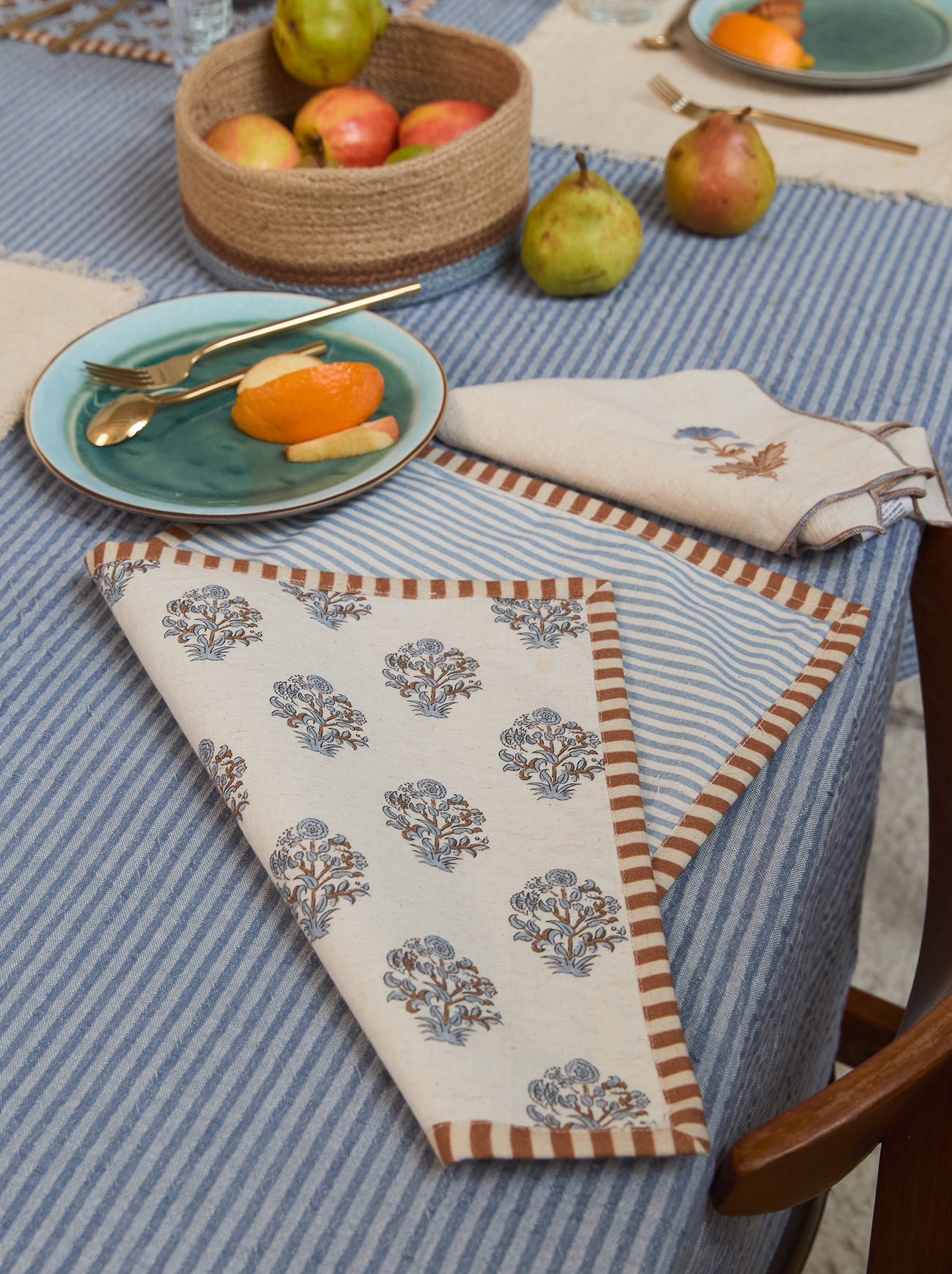 Lot de 2 sets de table rectangulaires - Blanc