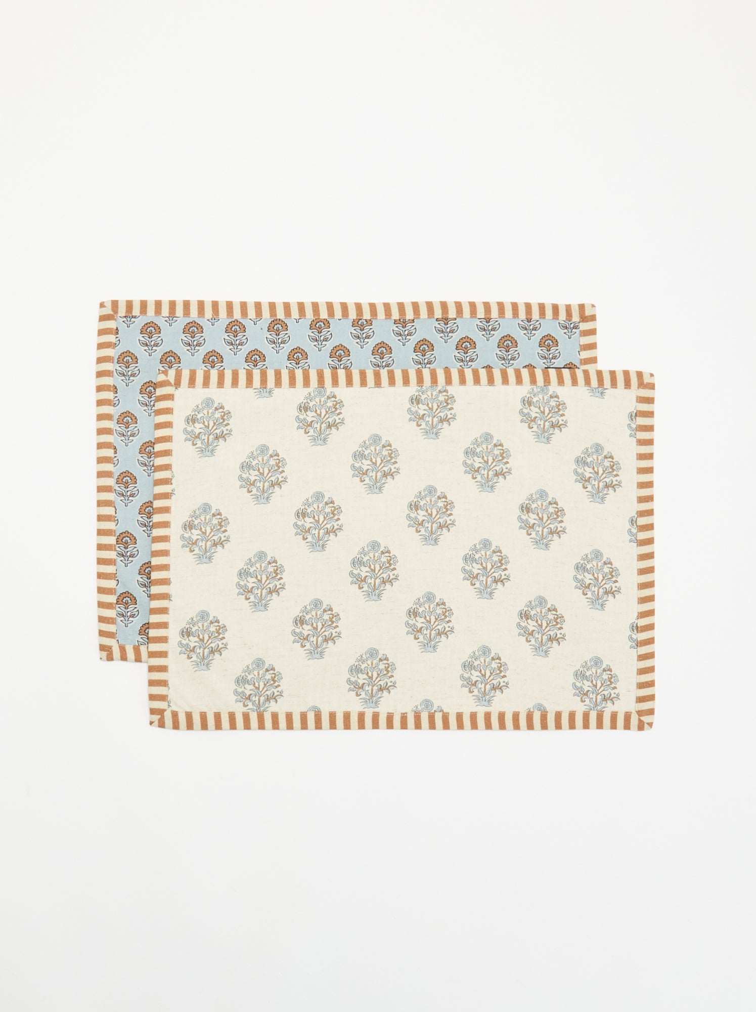 Lot de 2 sets de table rectangulaires - Blanc