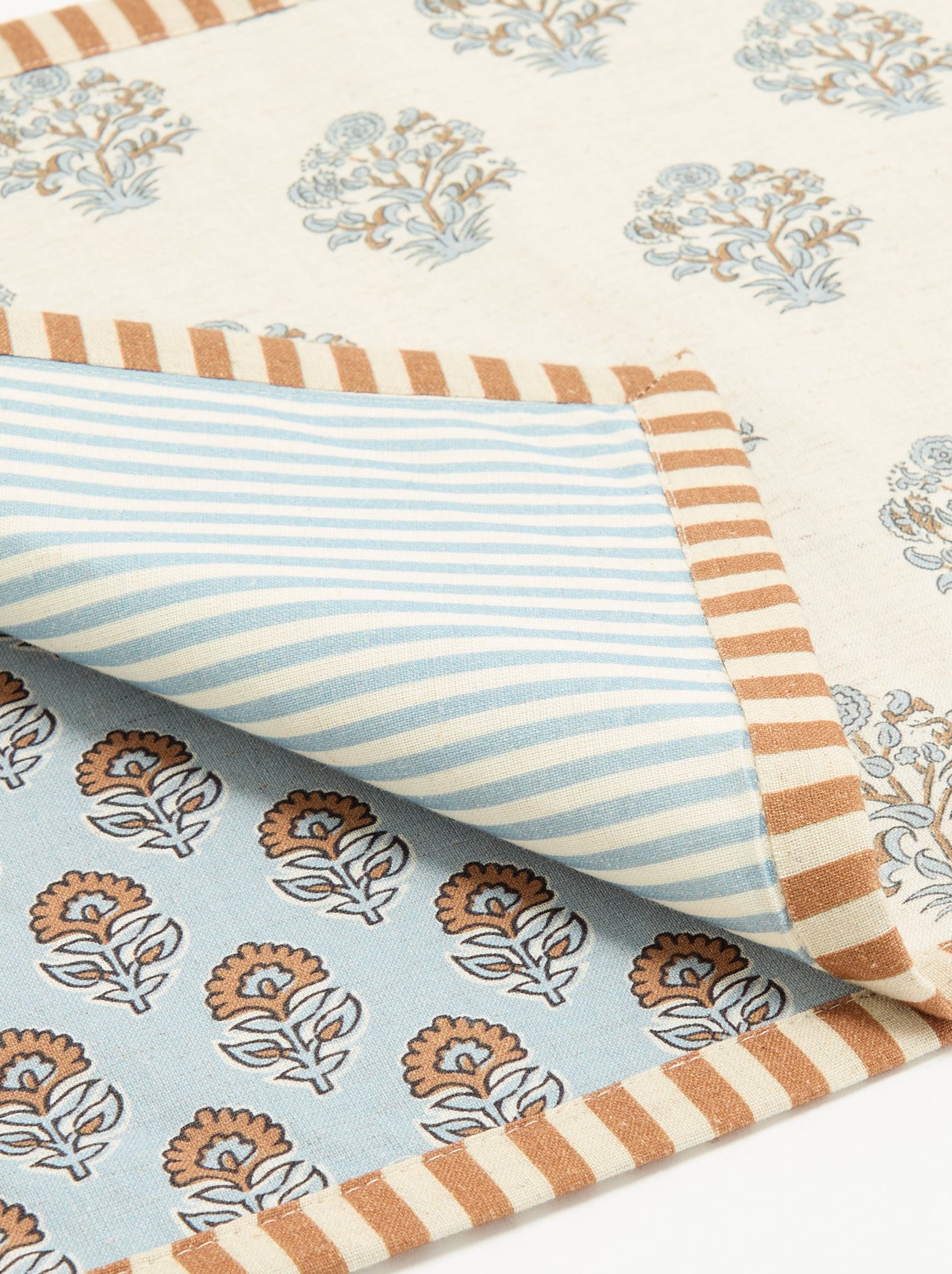 Lot de 2 sets de table rectangulaires - Blanc