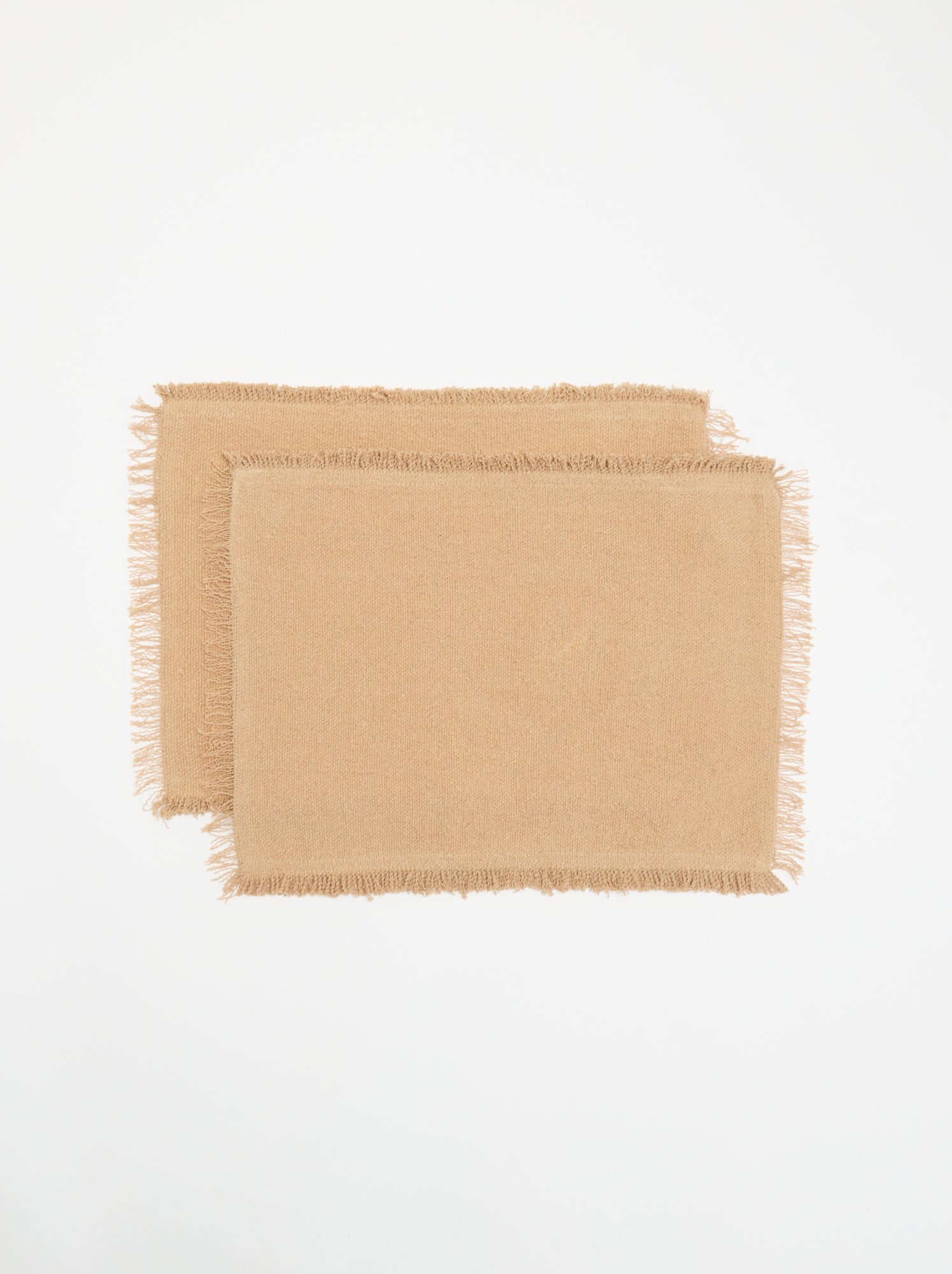 Lot de 2 sets de table tissés - Kiabi Home - Beige