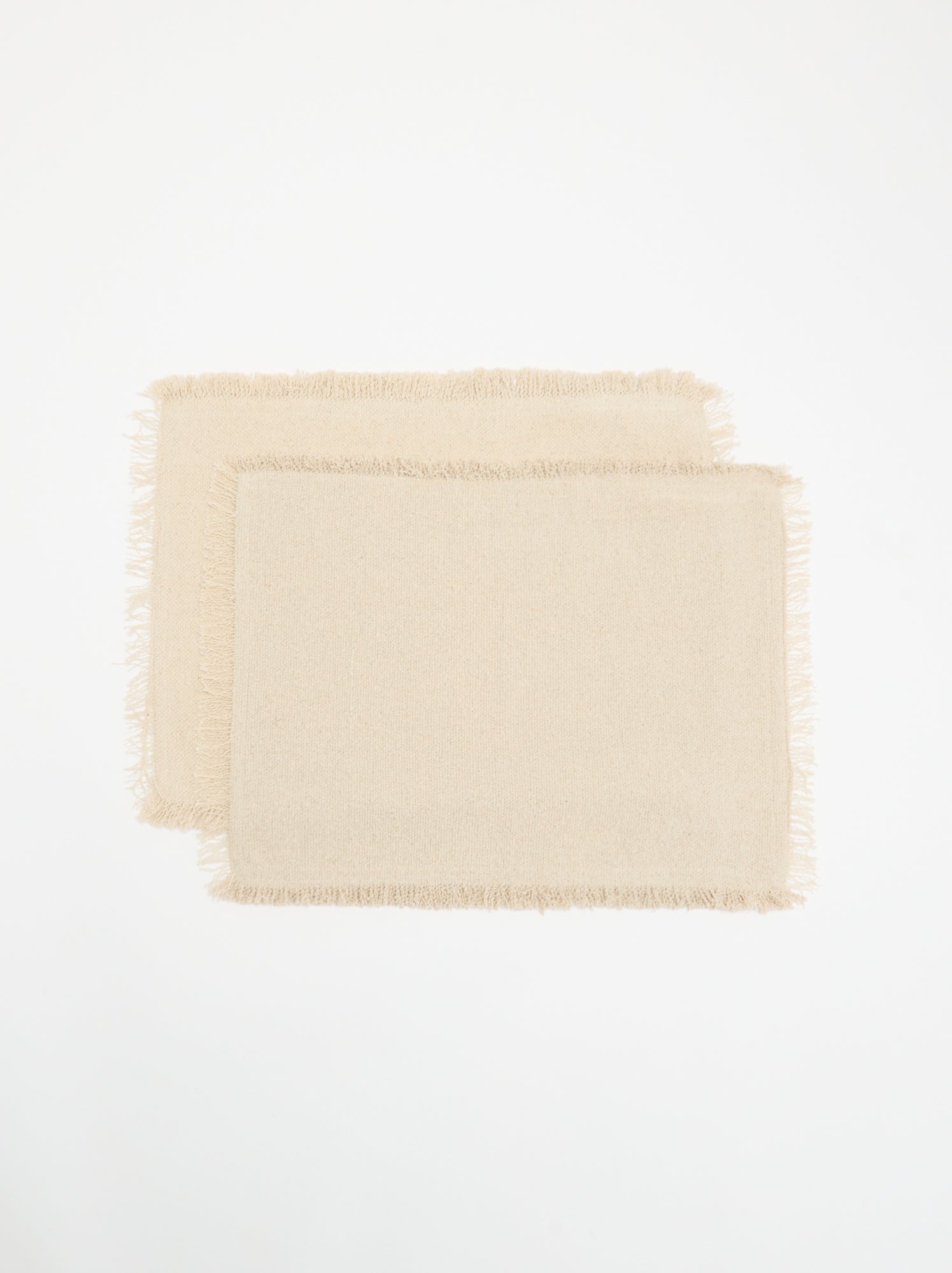 Lot de 2 sets de table tissés - Kiabi Home - Blanc