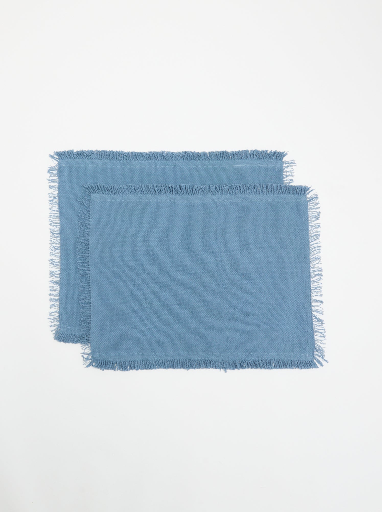 Lot de 2 sets de table tissés - Kiabi Home - Bleu