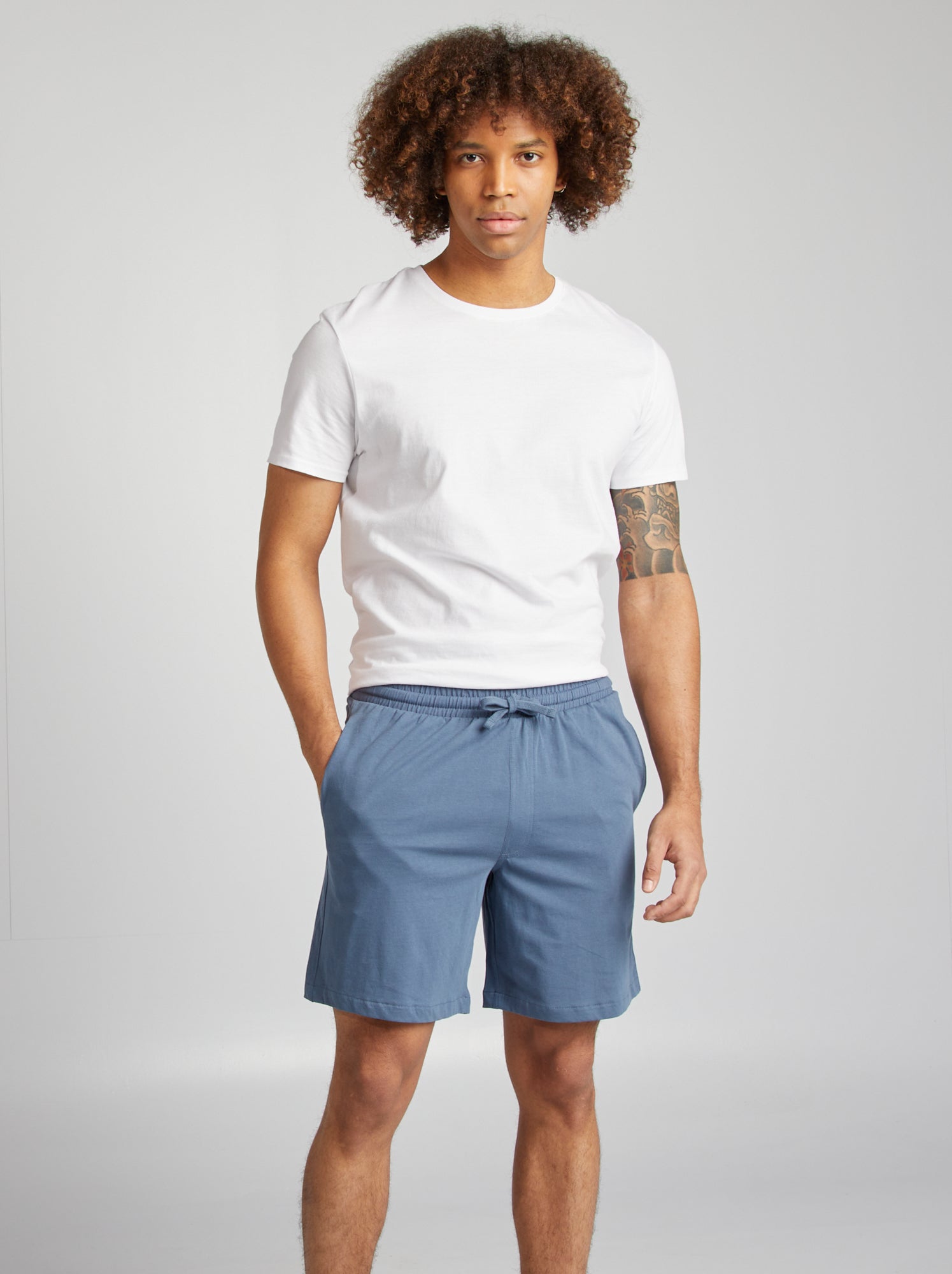 Lot de 2 shorts de nuit - Bleu/marine