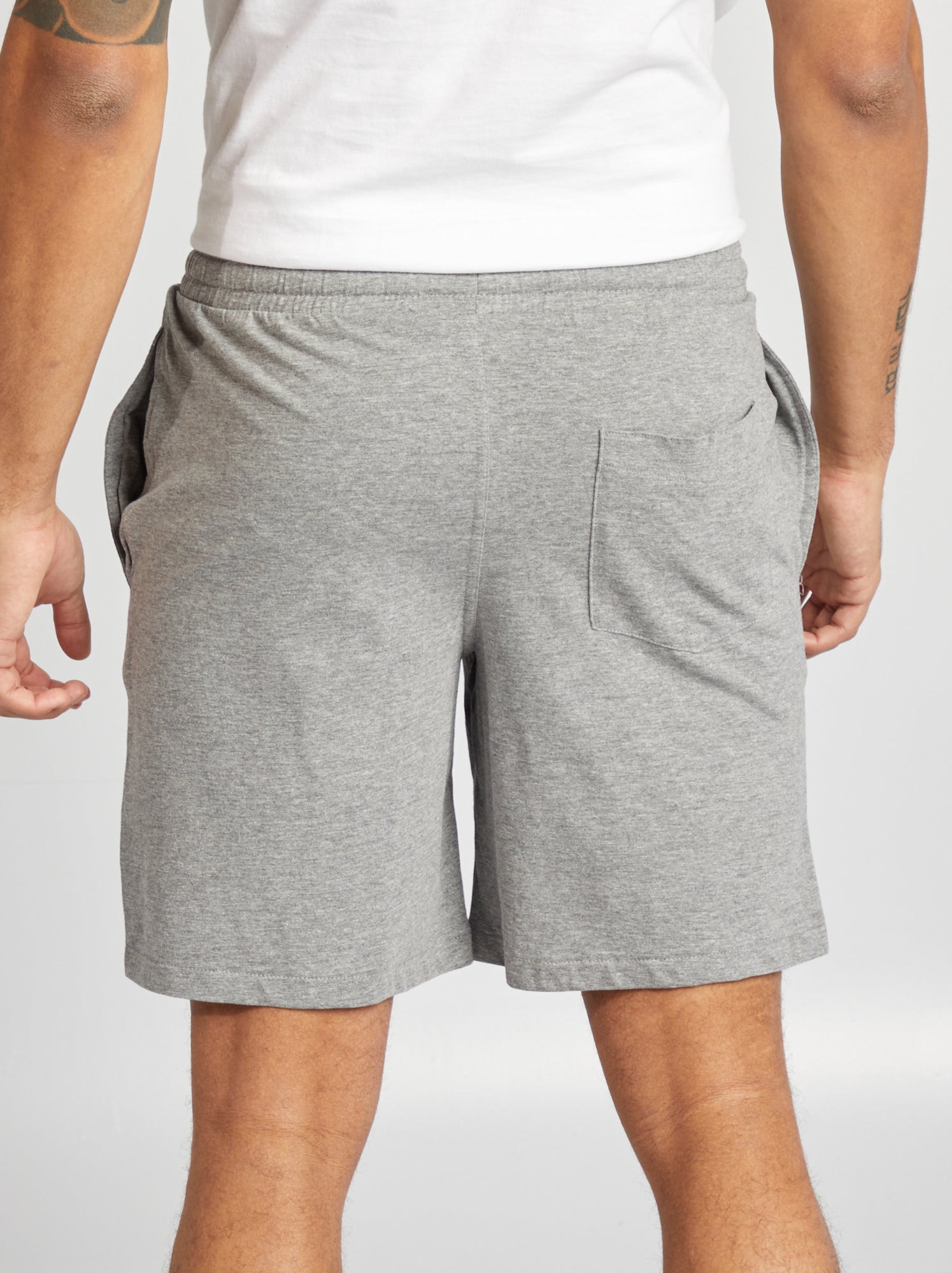 Lot de 2 shorts de nuit - Gris/noir