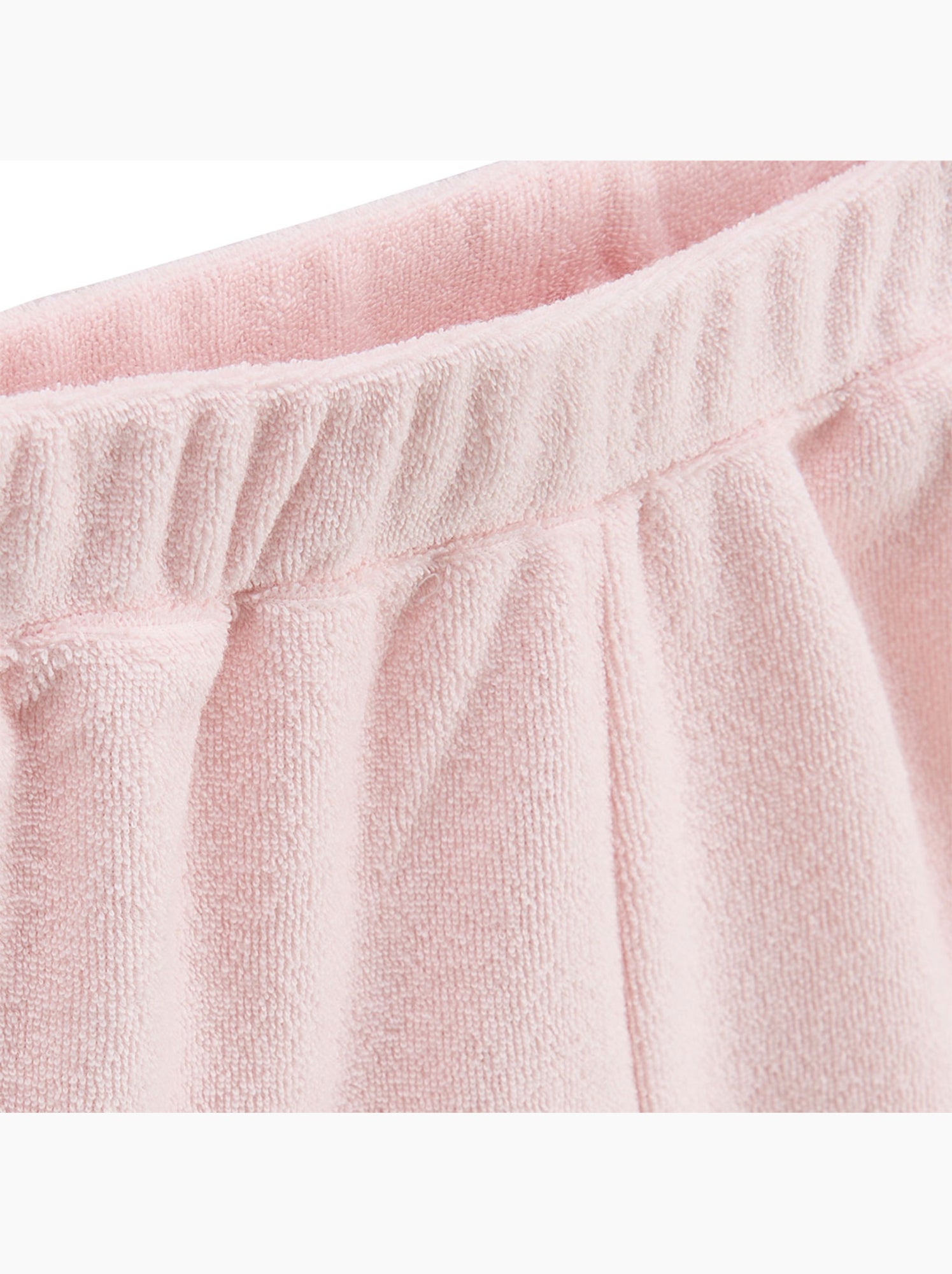 Lot de 2 shorts enfant en éponge honfleur - Orange corail