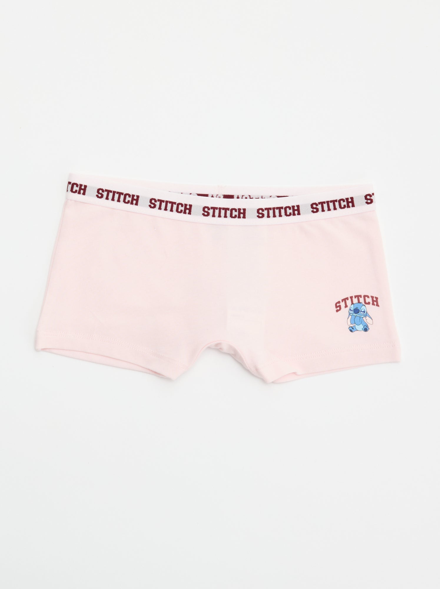 Lot de 2 shortys 'Disney' 'Stitch' - Rose