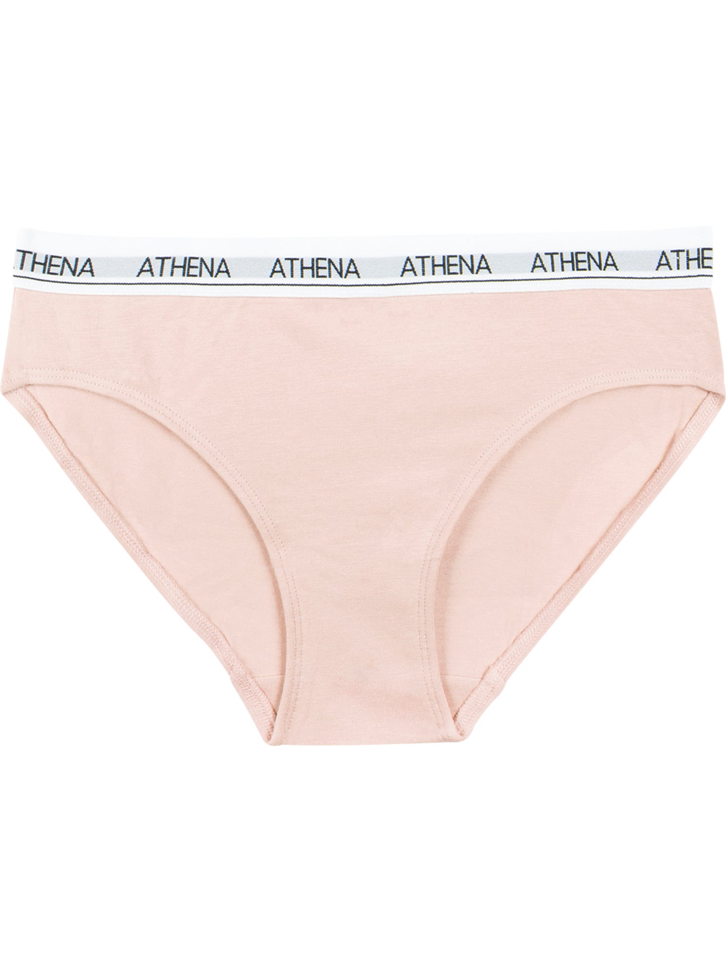 Lot de 2 slips fille coton ultra doux athena - Blanc Rose