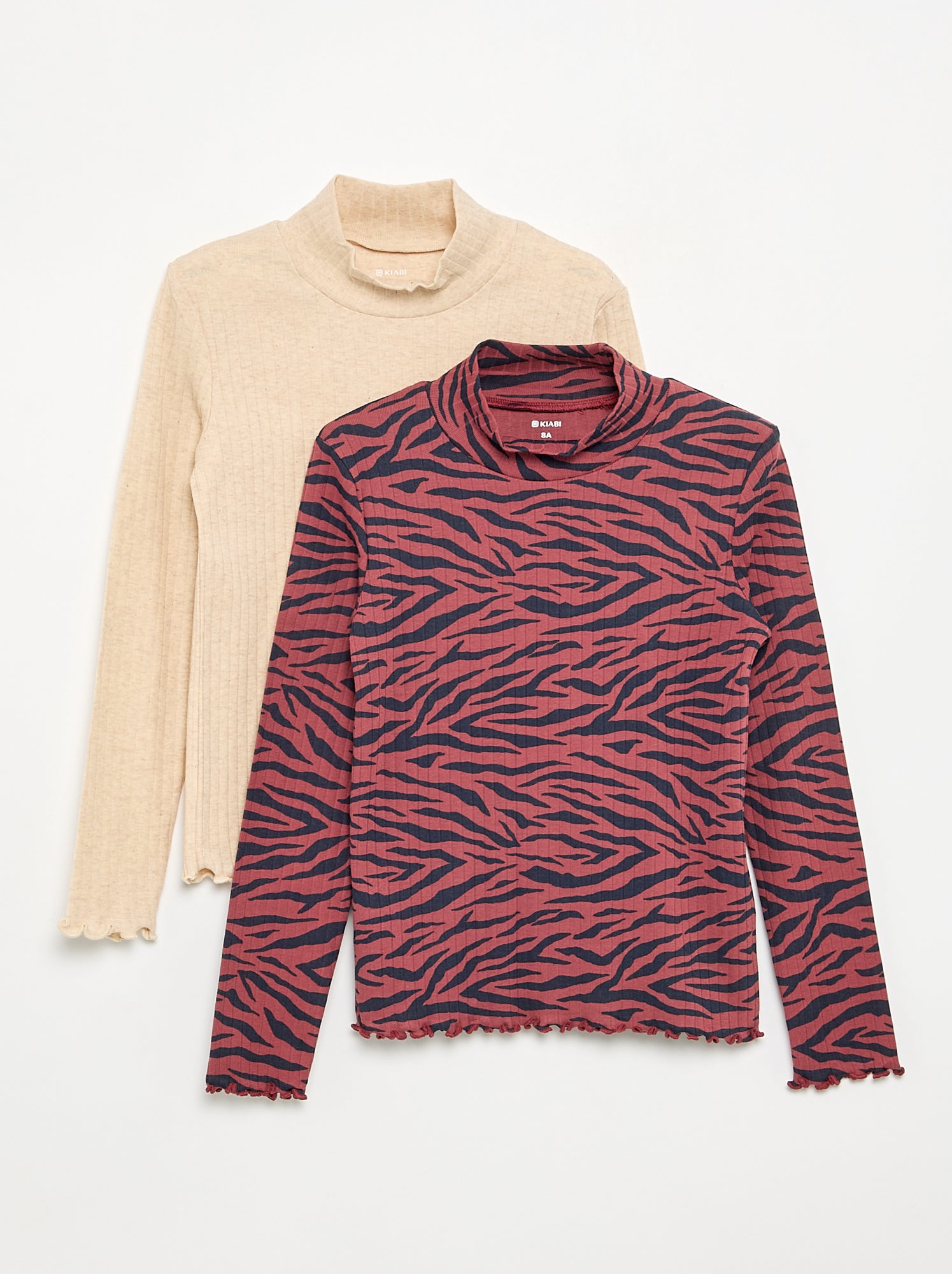 Lot de 2 sous-pulls - Rouge