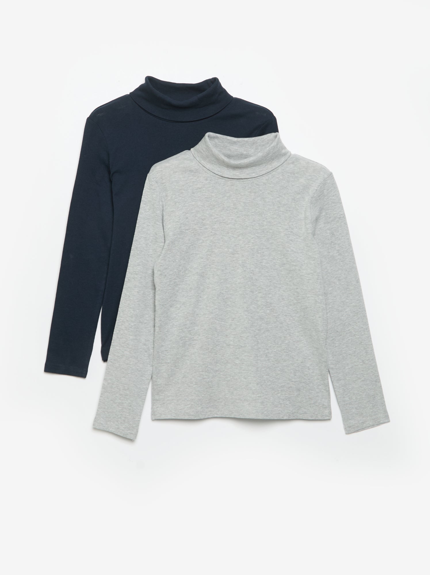 Lot de 2 sous-pulls unis - Gris (GJR84_1)