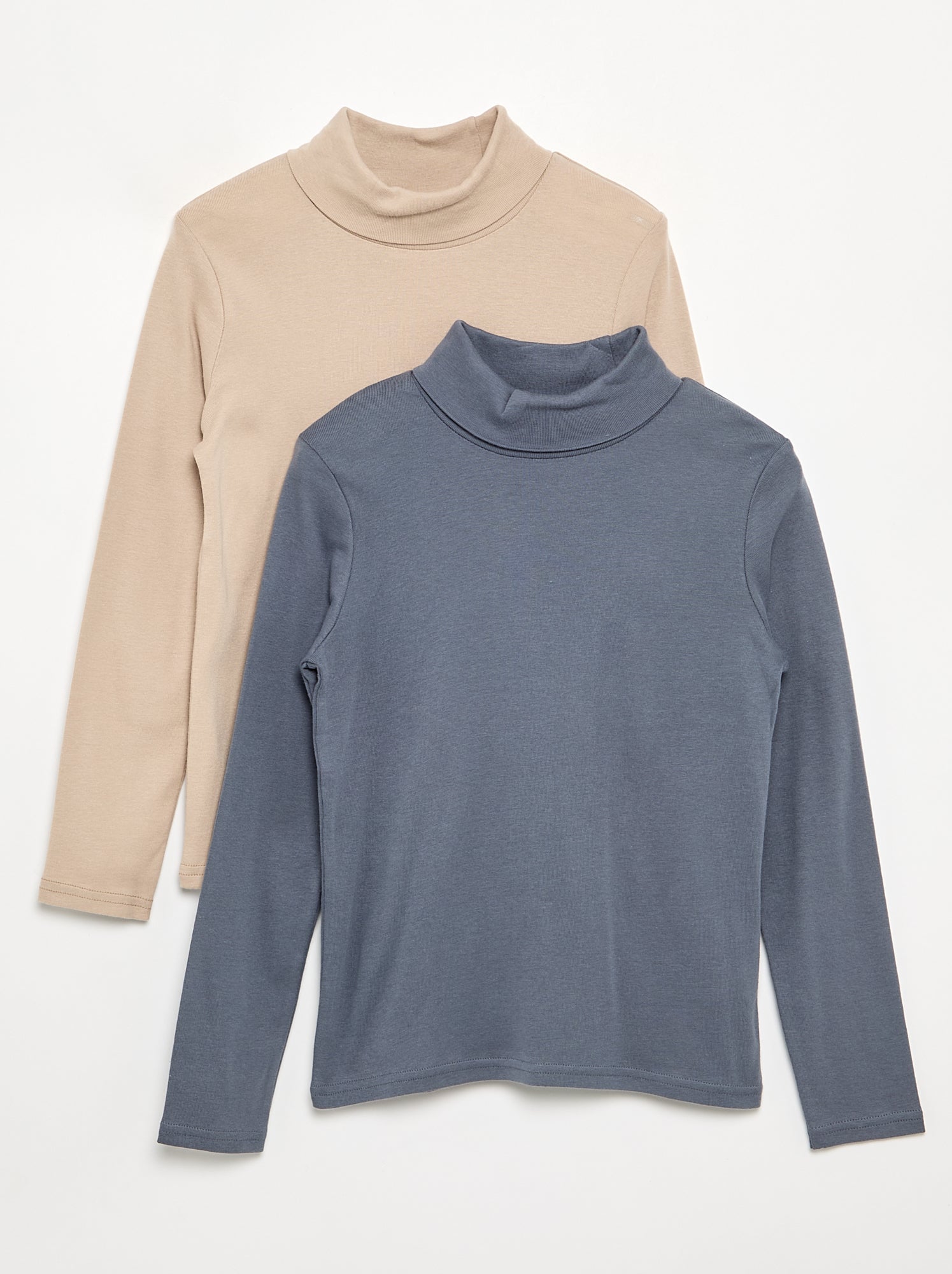 Lot de 2 sous-pulls unis - Gris (GJR84_4)