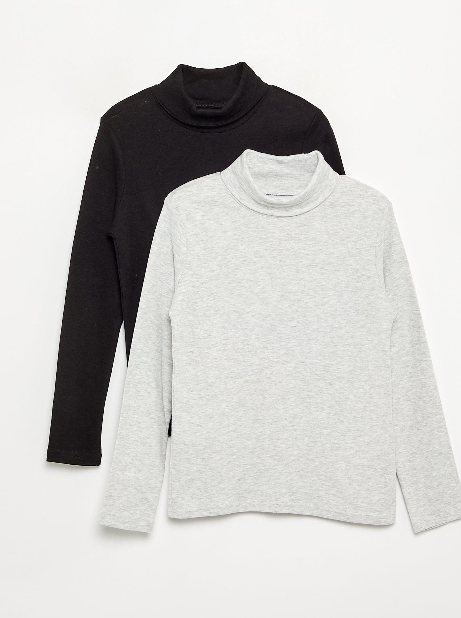 Lot de 2 sous-pulls unis - Gris (GJR84_5)