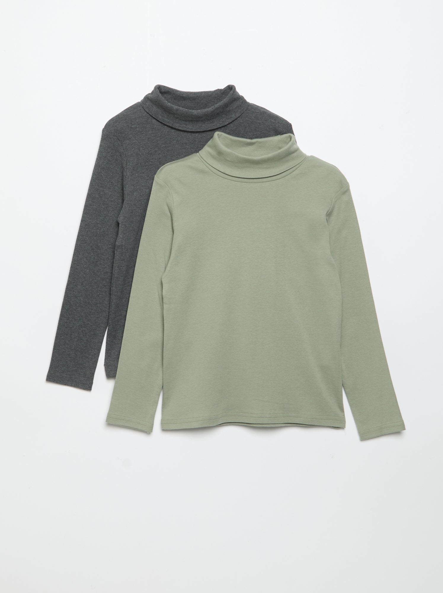 Lot de 2 sous-pulls unis - Vert
