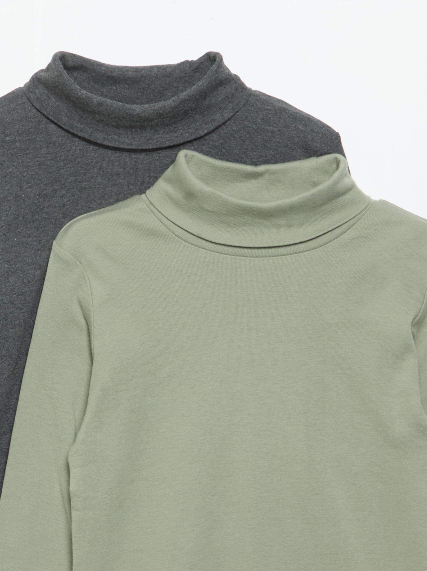 Lot de 2 sous-pulls unis - Vert