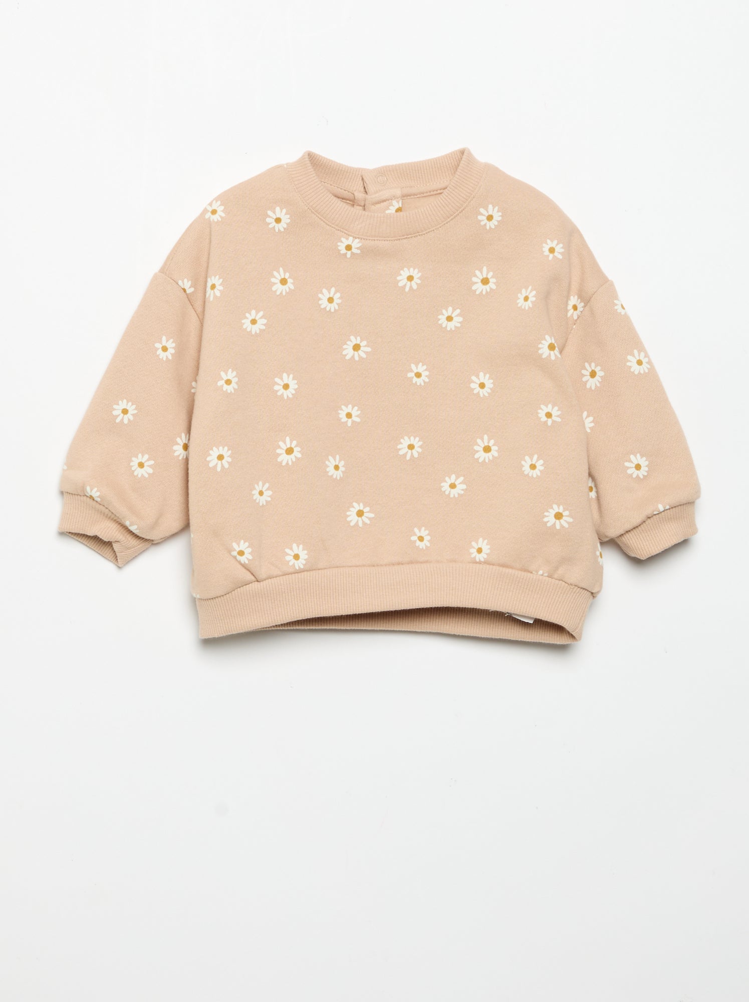 Lot de 2 sweat-shirts imprimés - Beige