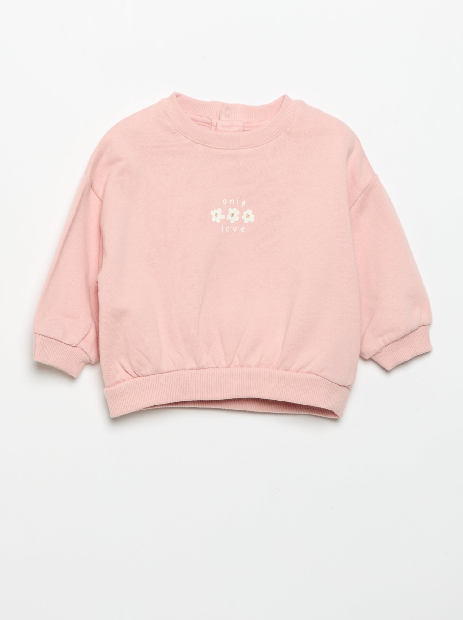 Lot de 2 sweat-shirts imprimés - Beige