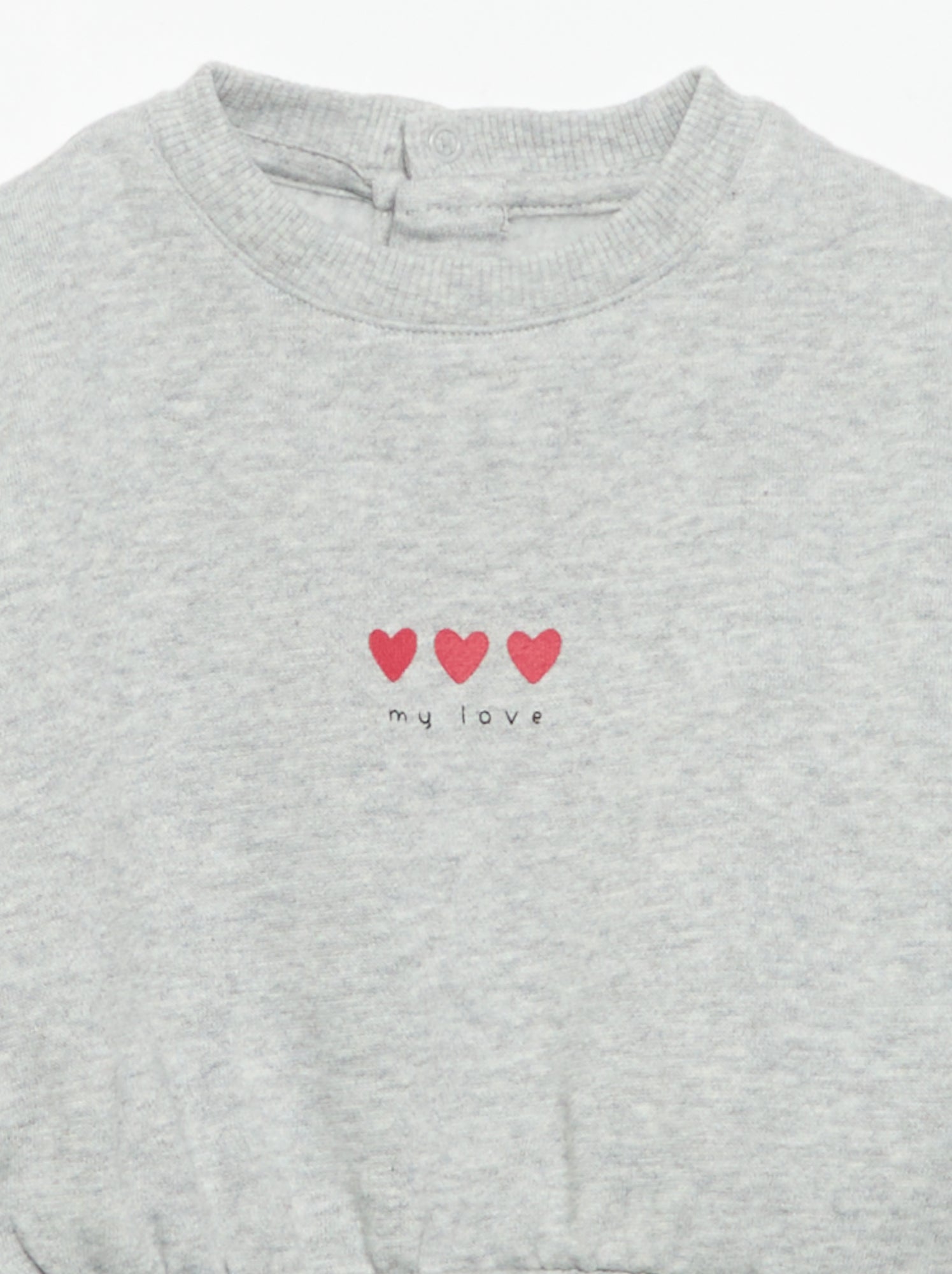 Lot de 2 sweat-shirts imprimés - Blanc (GDO35_1)