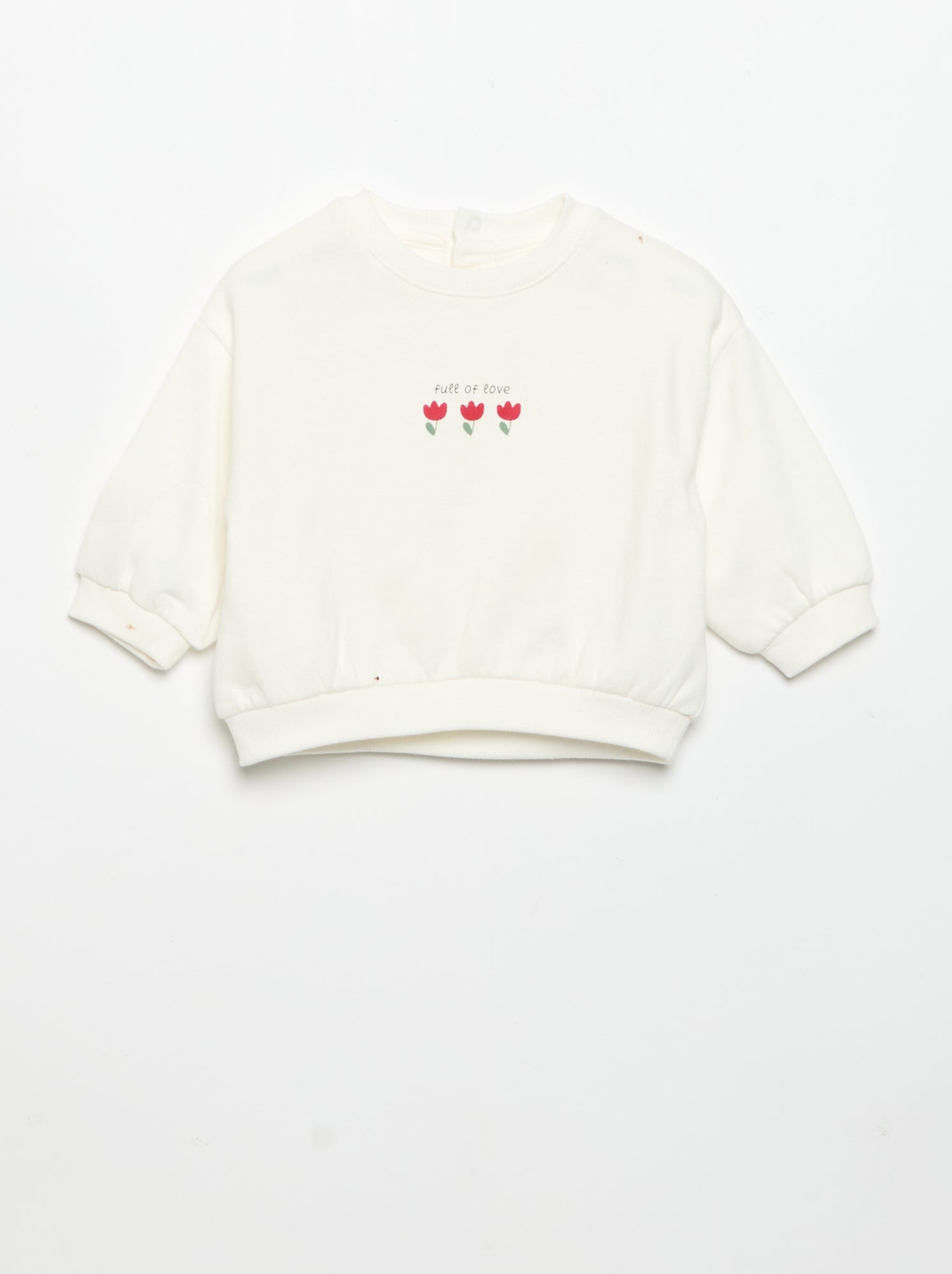 Lot de 2 sweat-shirts imprimés - Blanc (GDO35_3)