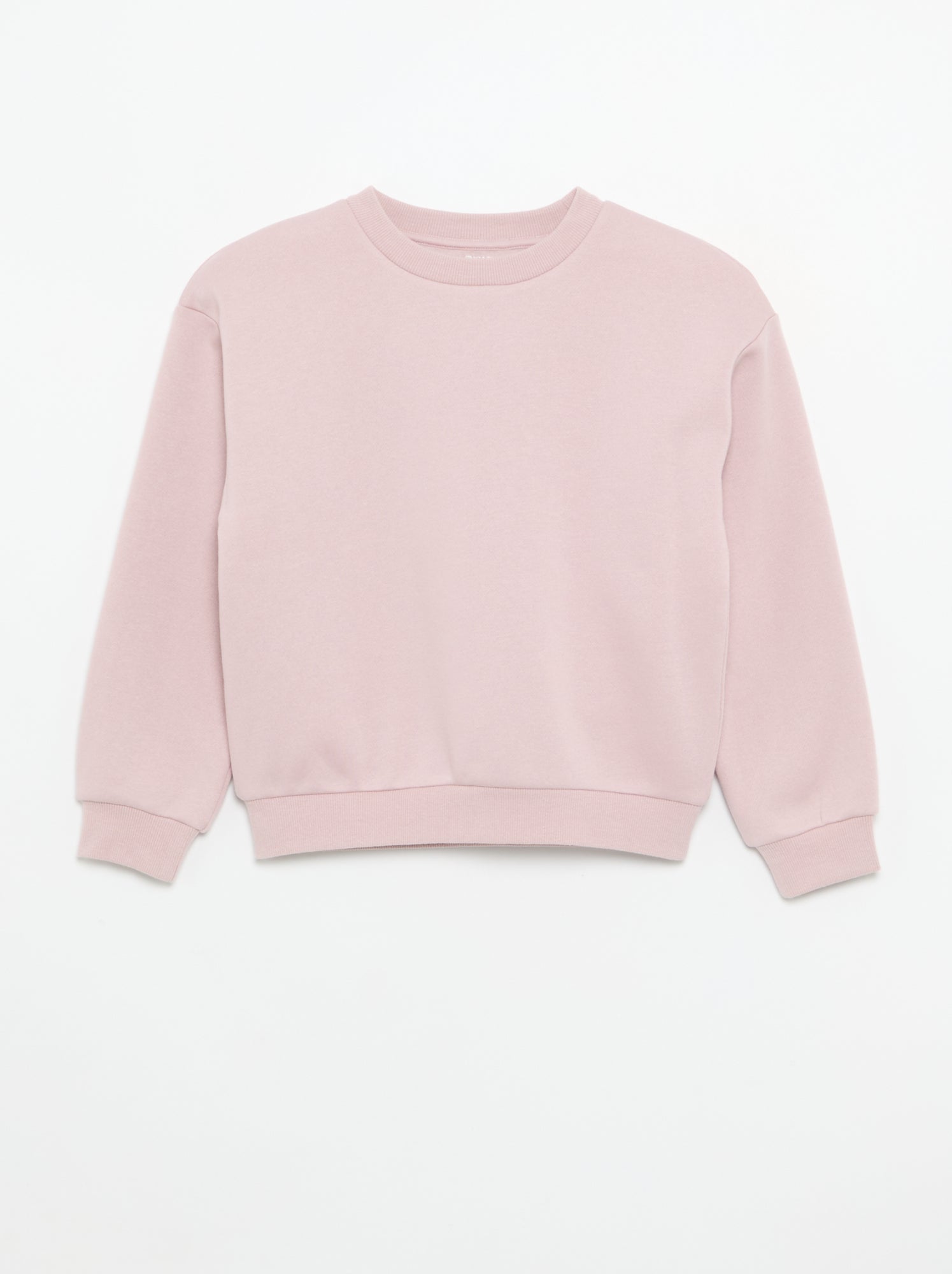 Lot de 2 sweats : 1 uni et 1 imprimé all over - Blanc