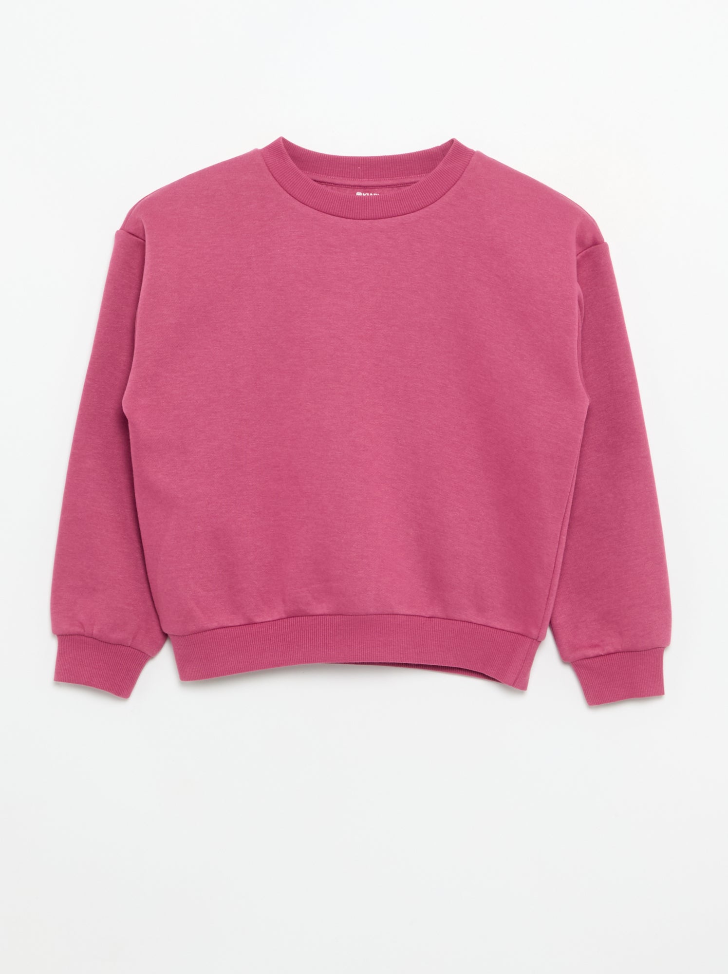 Lot de 2 sweats : 1 uni et 1 imprimé all over - Violet