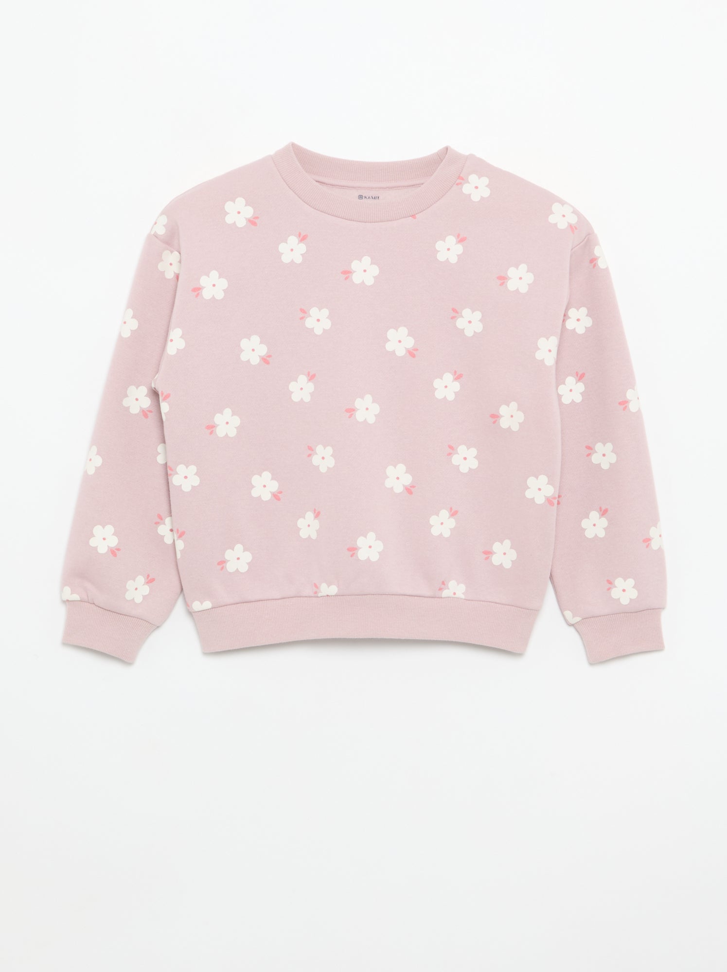 Lot de 2 sweats : 1 uni et 1 imprimé all over - Violet