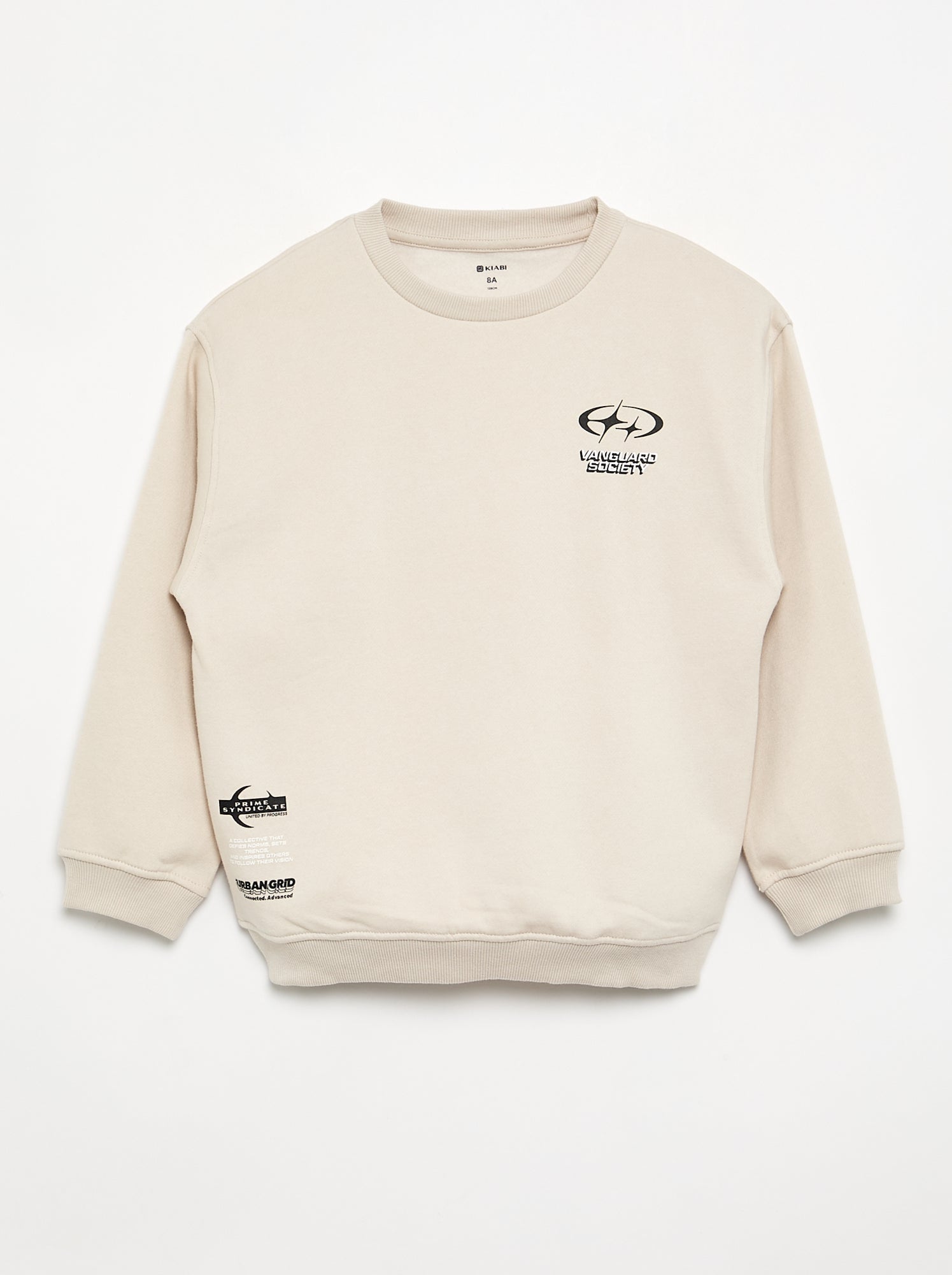 Lot de 2 sweats à manches longues - Beige (GJP17_6)