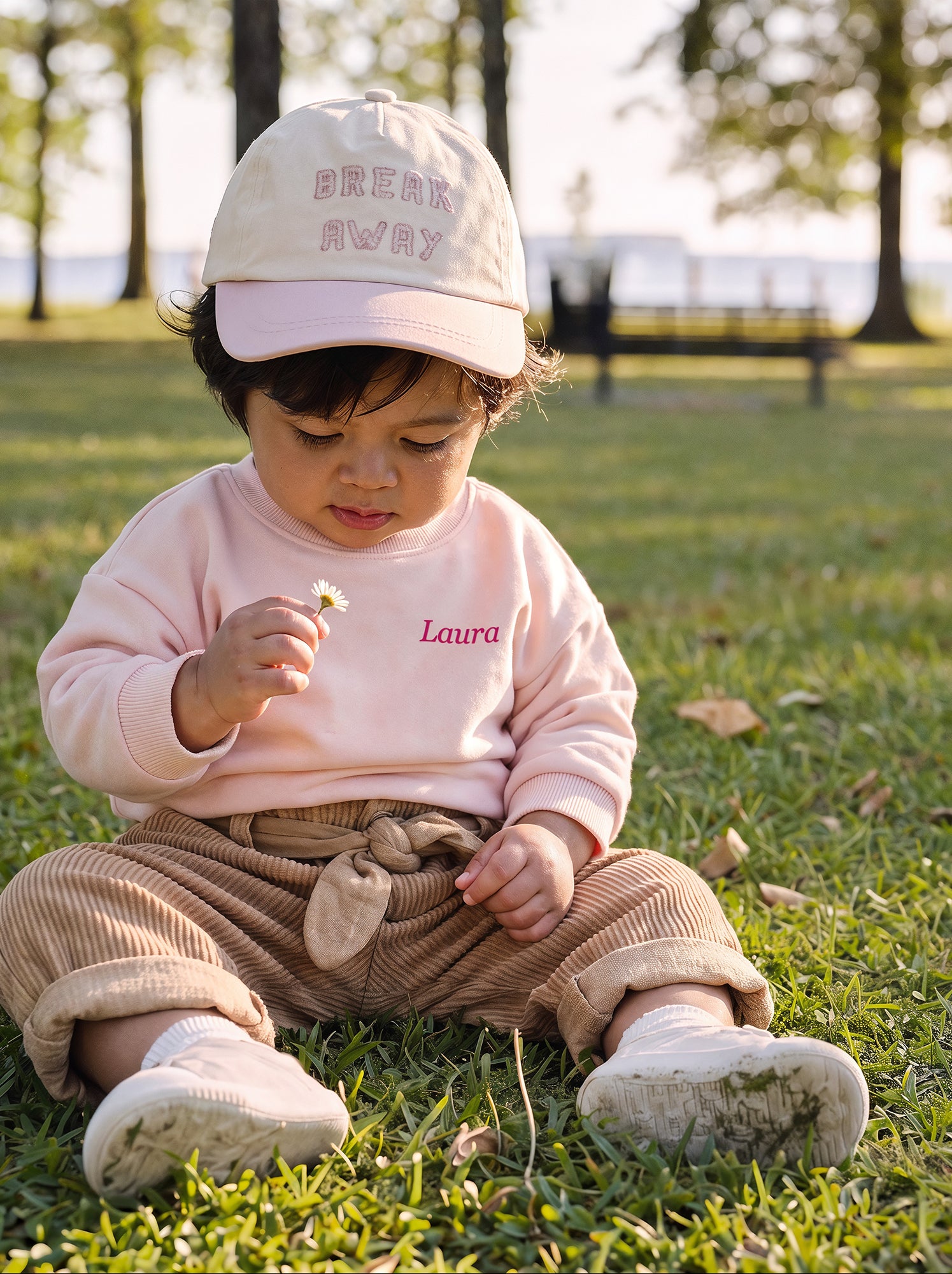 Lot de 2 sweats en molleton - Rose