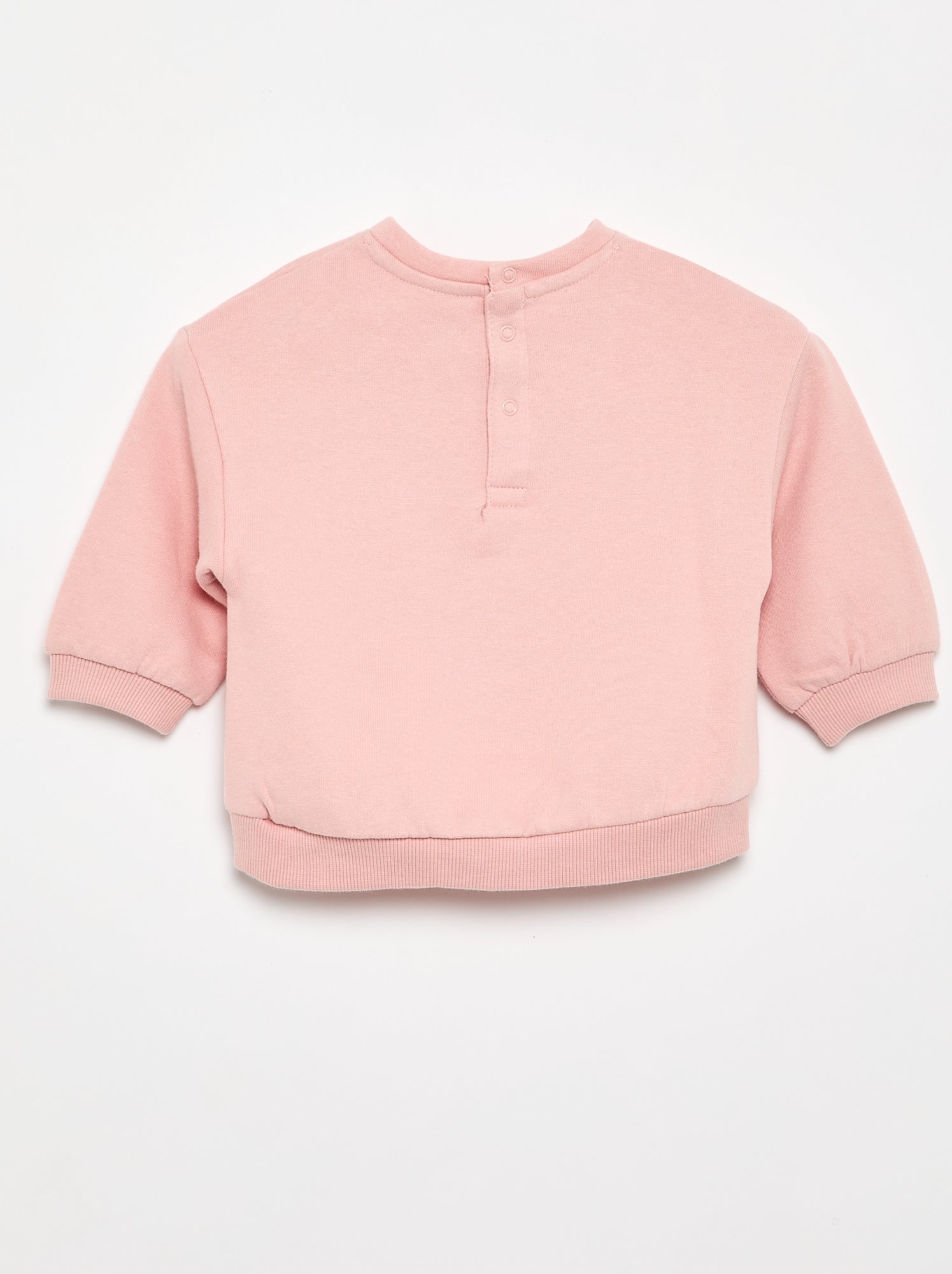 Lot de 2 sweats en molleton - Rose