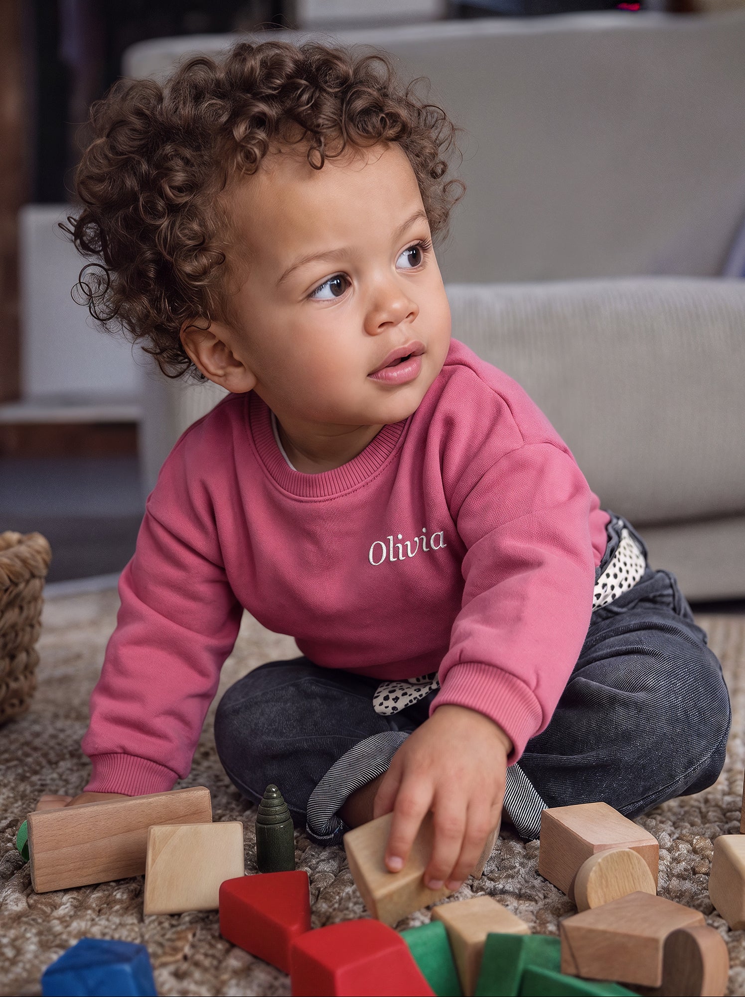 Lot de 2 sweats en molleton - Violet