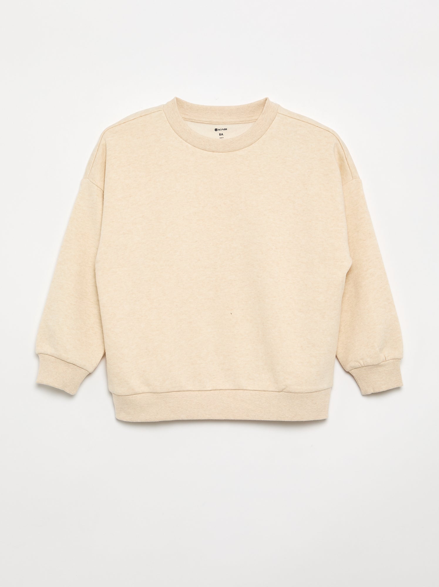 Lot de 2 sweats unis - Beige