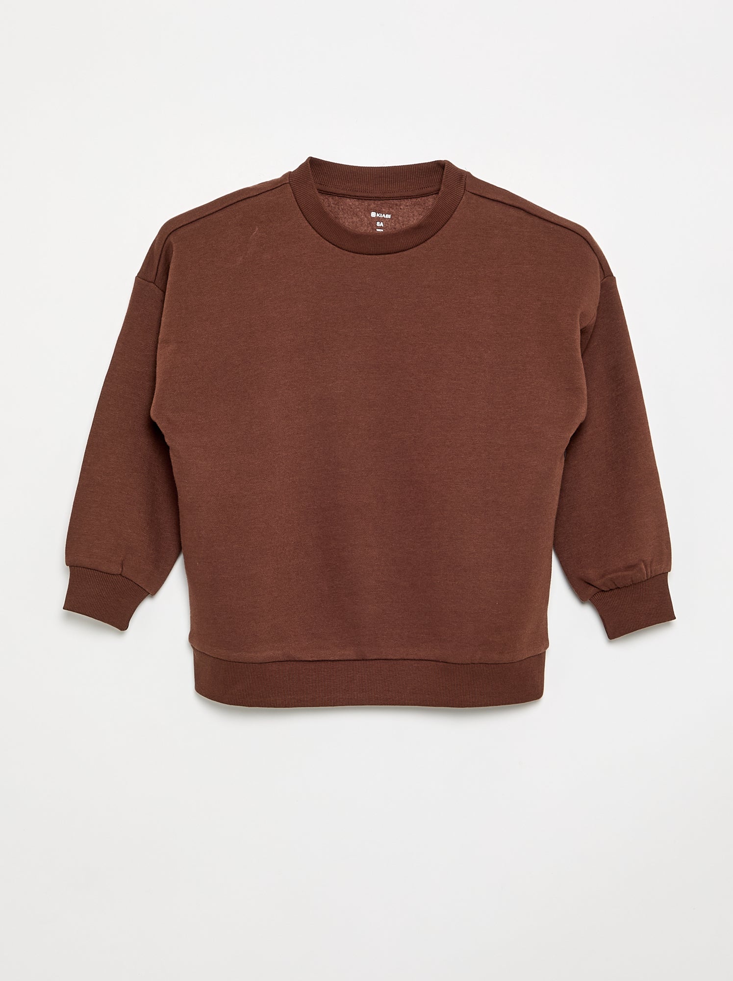 Lot de 2 sweats unis - Marron (FYH11_3)