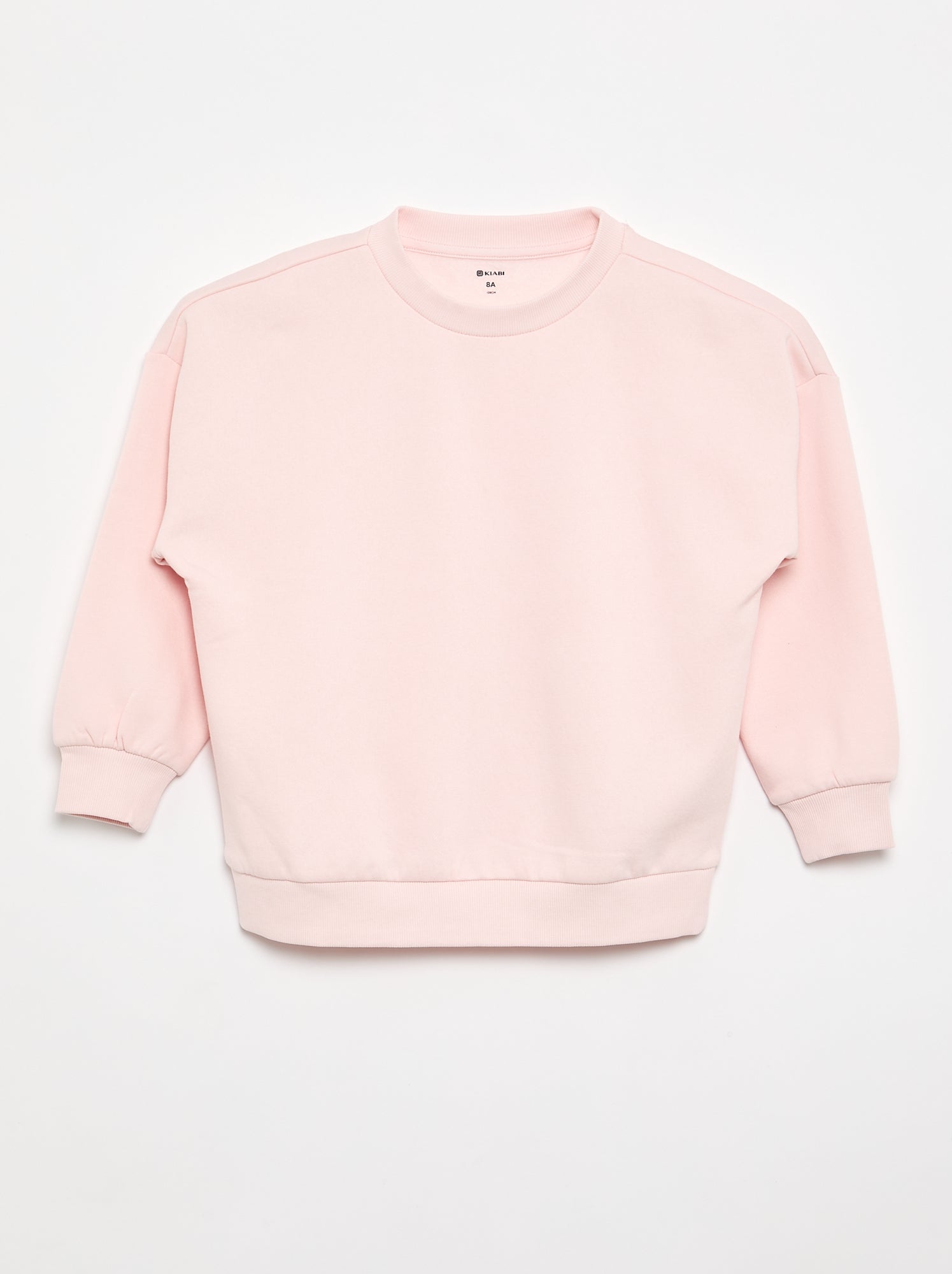 Lot de 2 sweats unis - Rose
