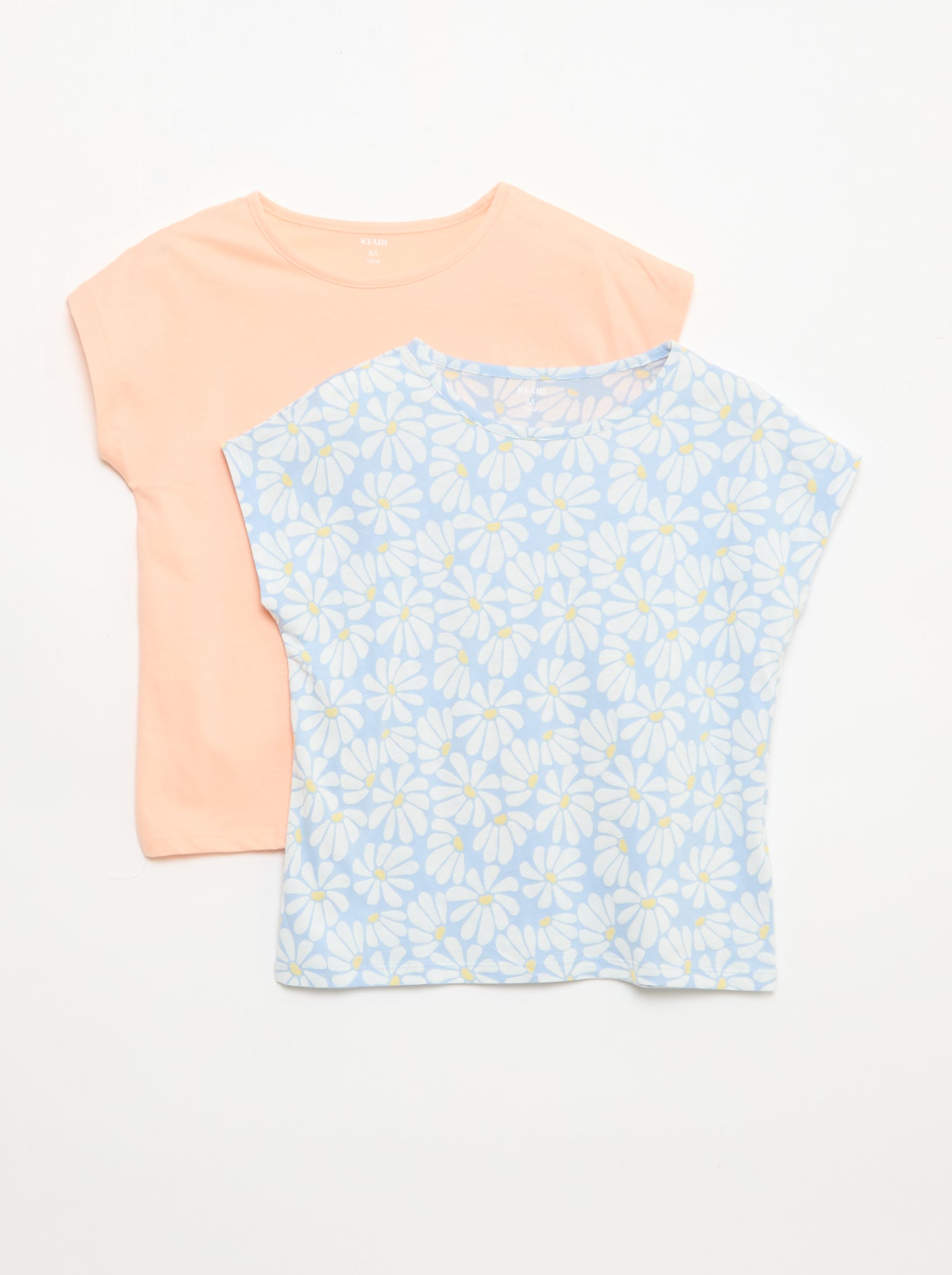 Lot de 2 t-shirts à manches courtes - 2 pièces - Bleu