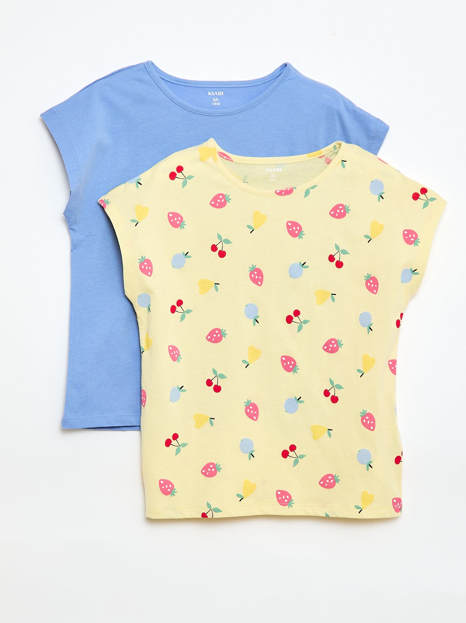 Lot de 2 t-shirts à manches courtes - 2 pièces - Jaune