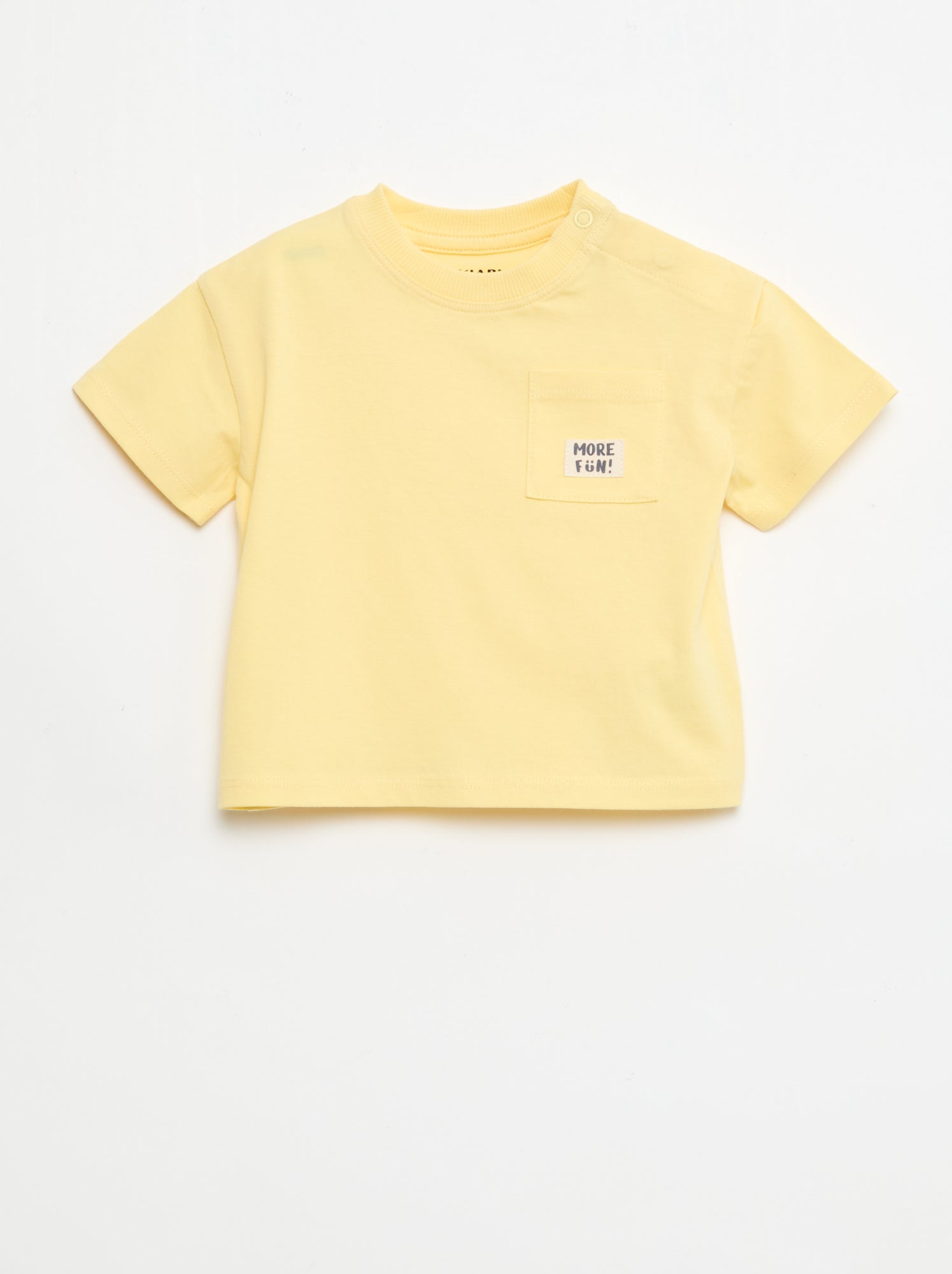 Lot de 2 T-shirts à manches courtes - Jaune