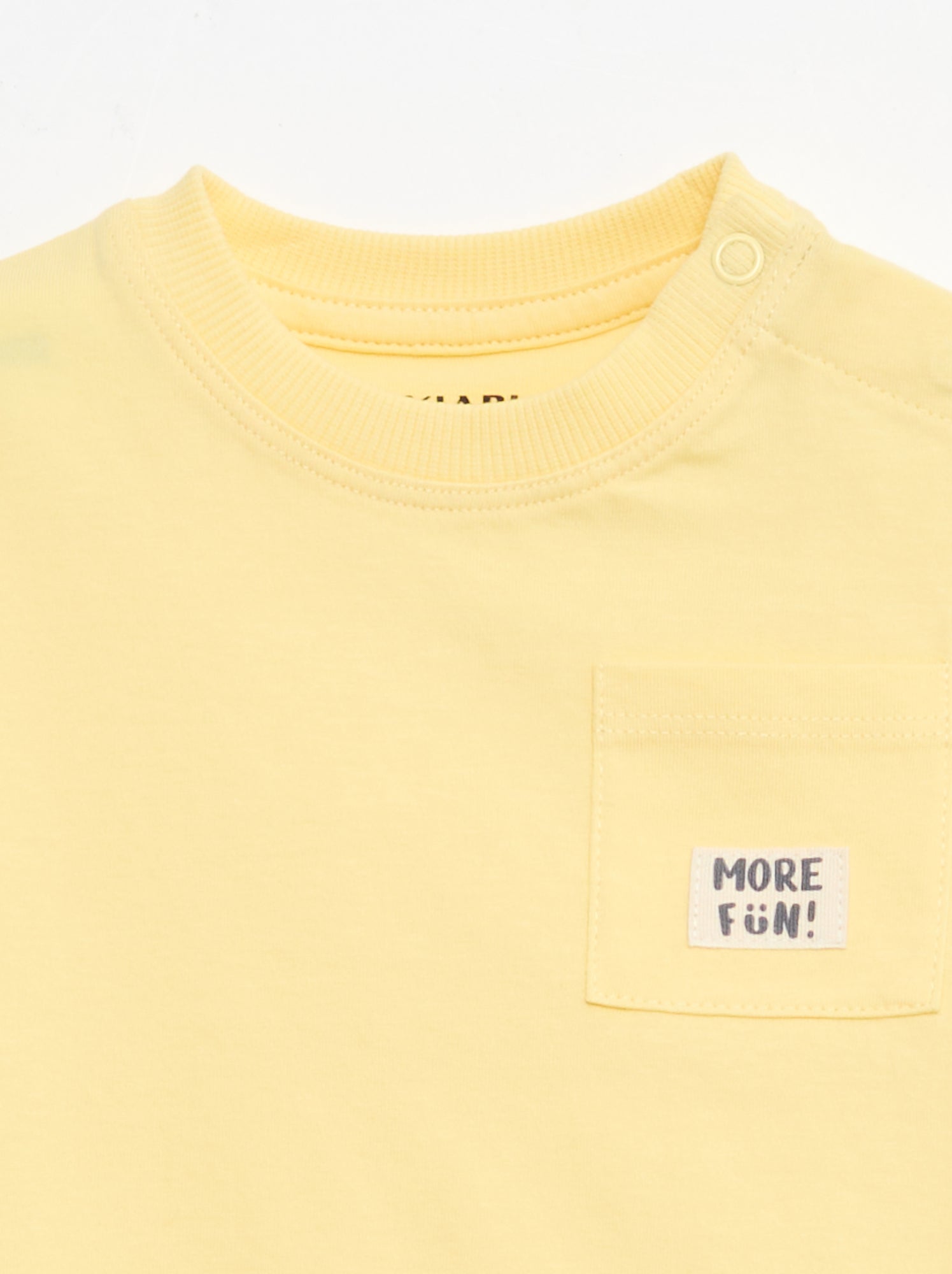 Lot de 2 T-shirts à manches courtes - Jaune