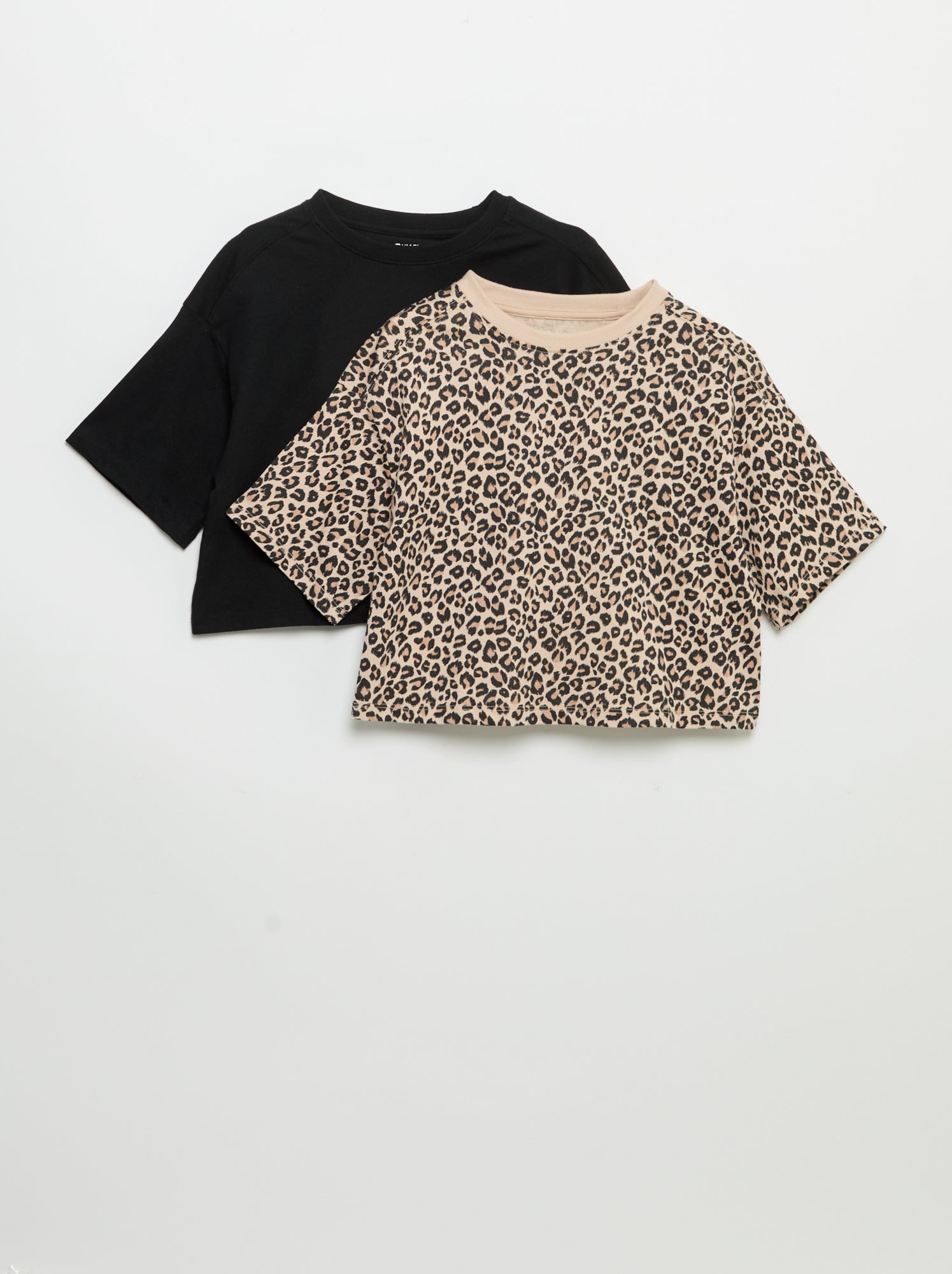 Lot de 2 t-shirts à manches courtes - Marron