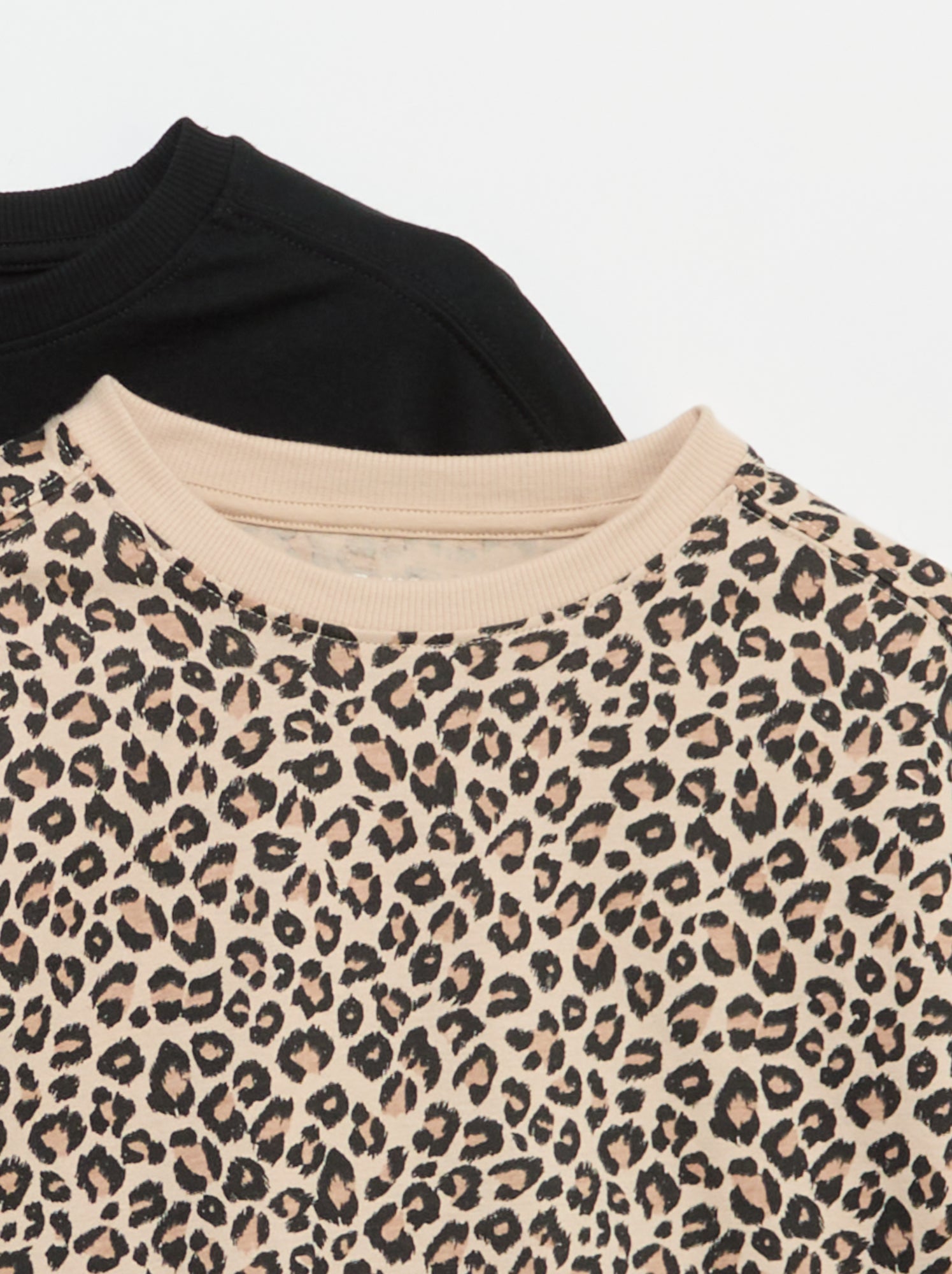 Lot de 2 t-shirts à manches courtes - Marron