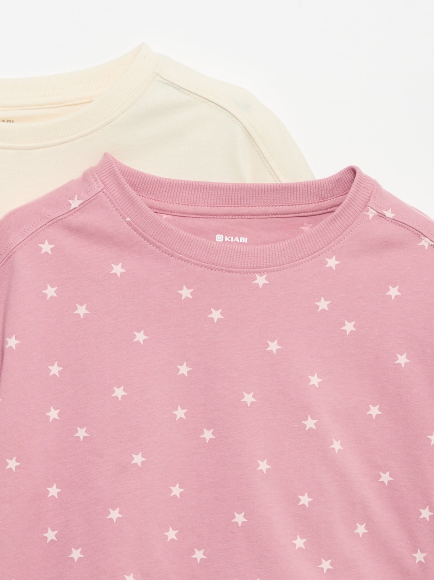 Lot de 2 t-shirts à manches courtes - Violet
