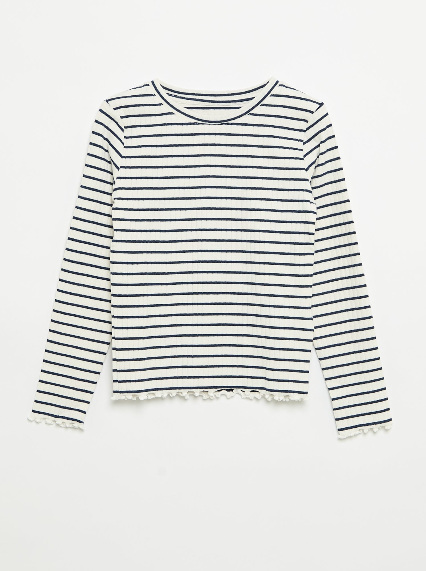 Lot de 2 T-shirts à manches longues - Blanc (GDE54_4)
