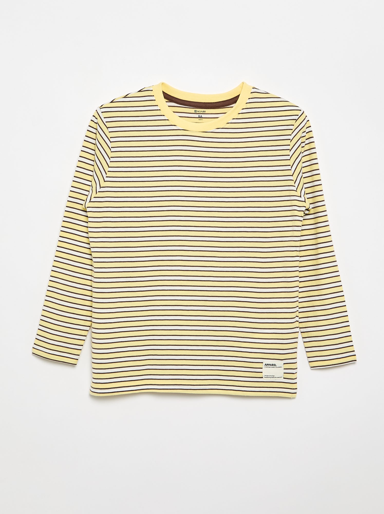 Lot de 2 T-shirts à manches longues - Jaune