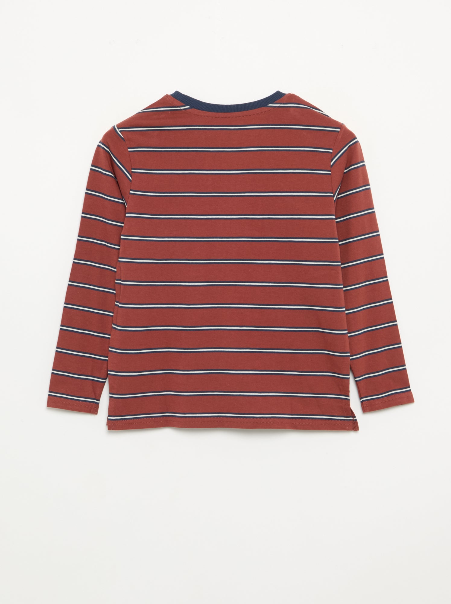 Lot de 2 T-shirts à manches longues - Marron (GDP43_8)
