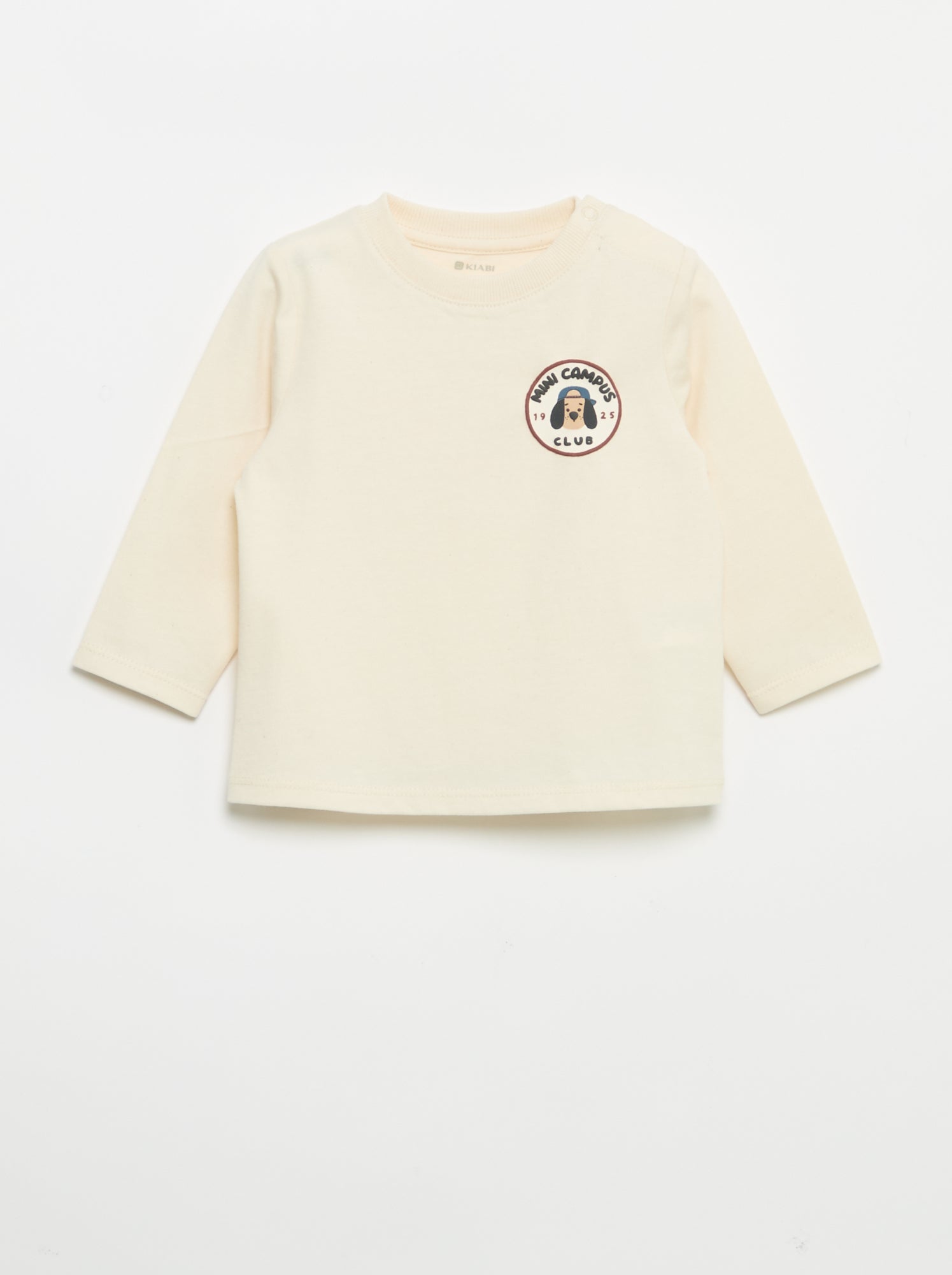 Lot de 2 T-shirts à manches longues - Marron