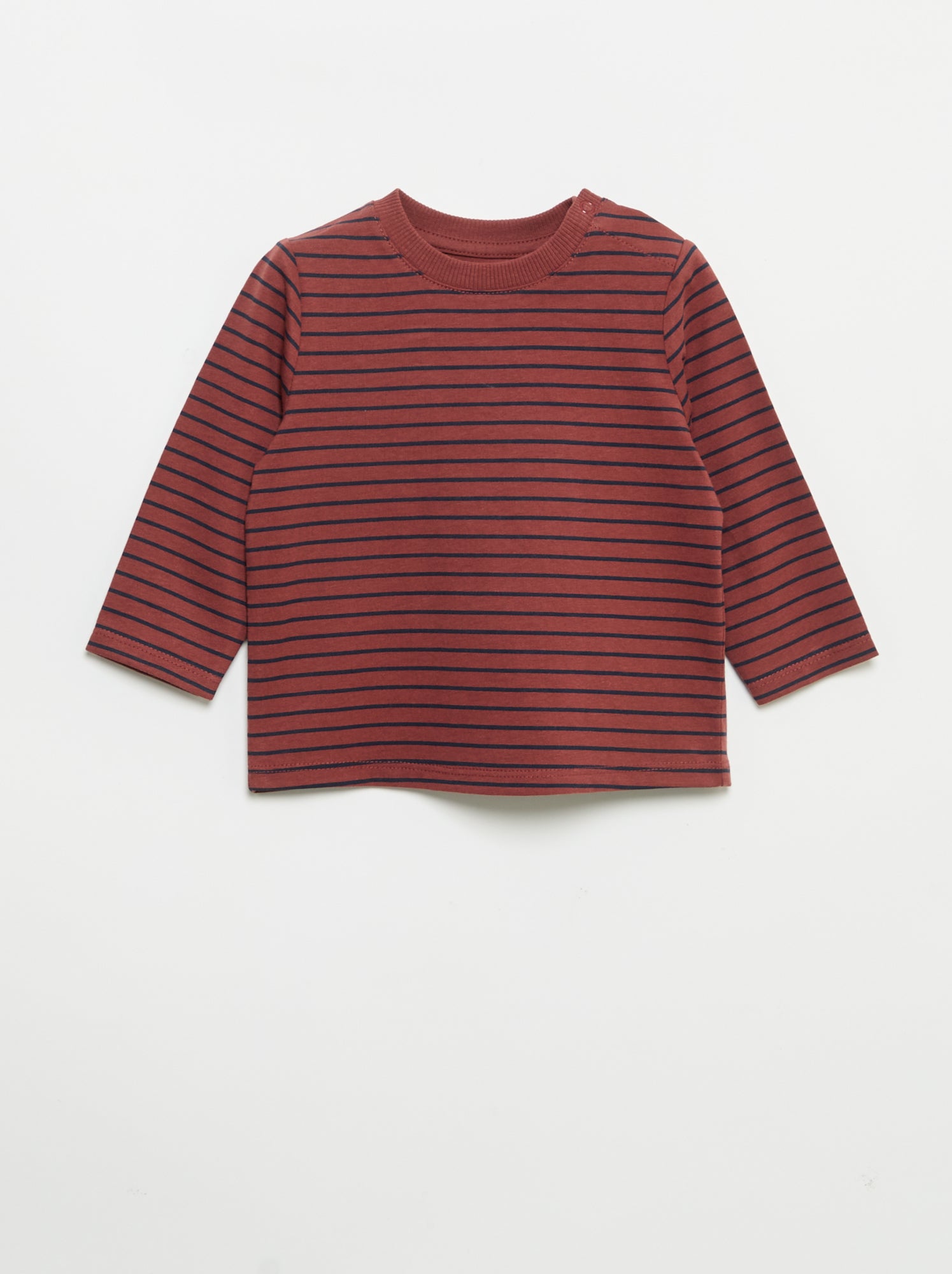 Lot de 2 T-shirts à manches longues - Marron