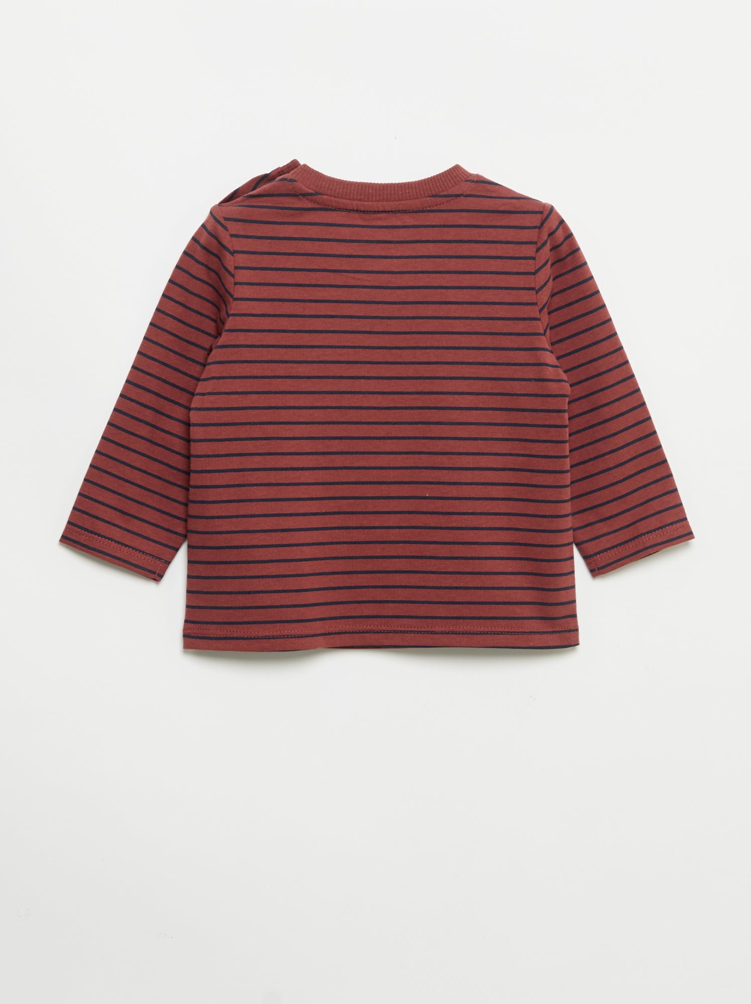 Lot de 2 T-shirts à manches longues - Marron