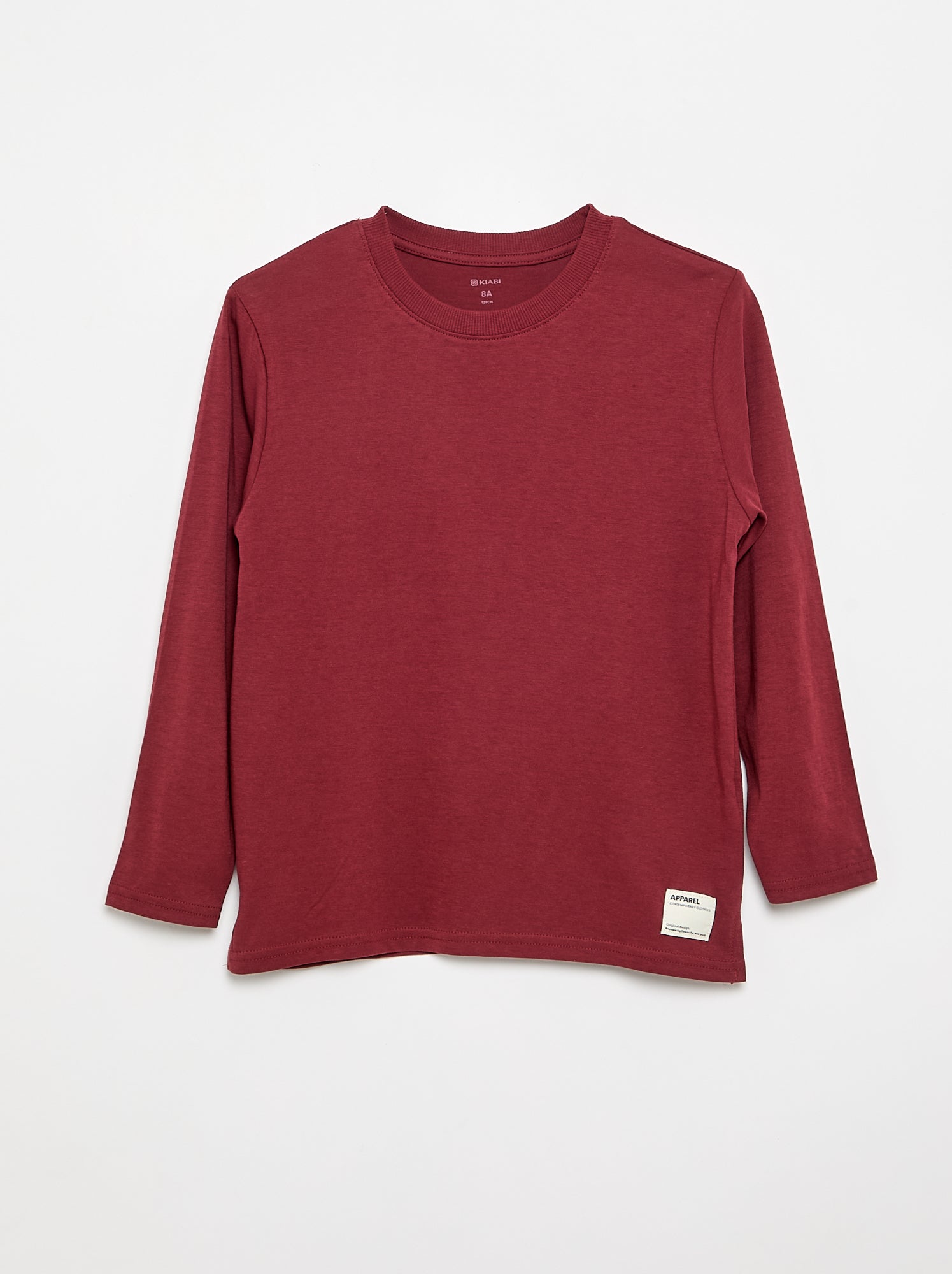Lot de 2 T-shirts à manches longues - Rouge