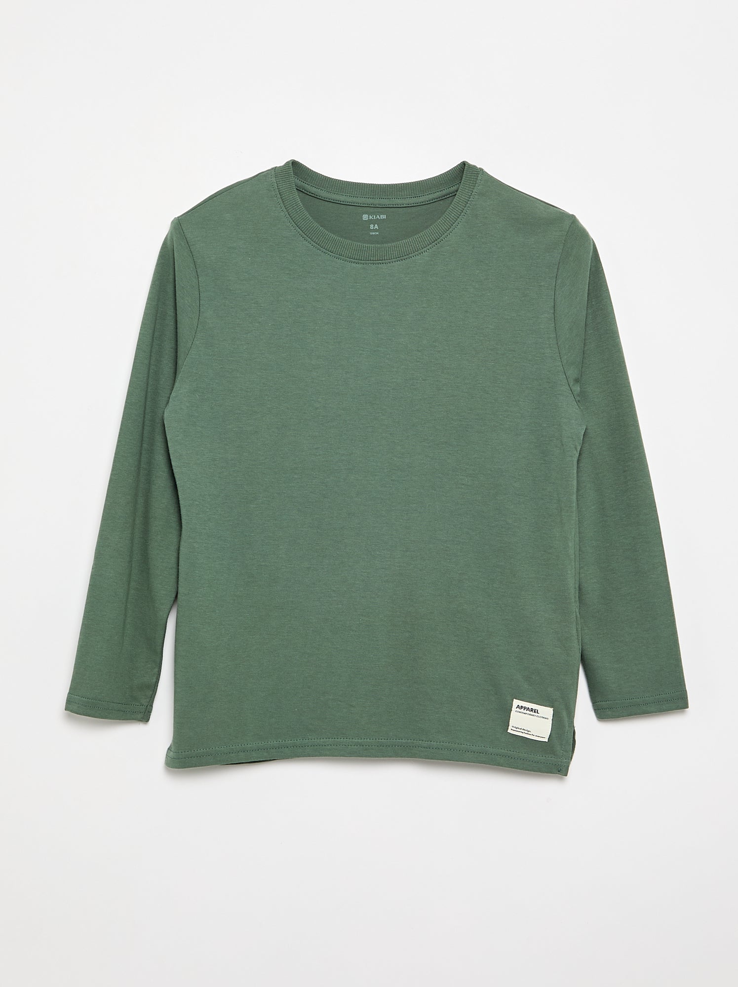 Lot de 2 T-shirts à manches longues - Vert (GDP43_6)