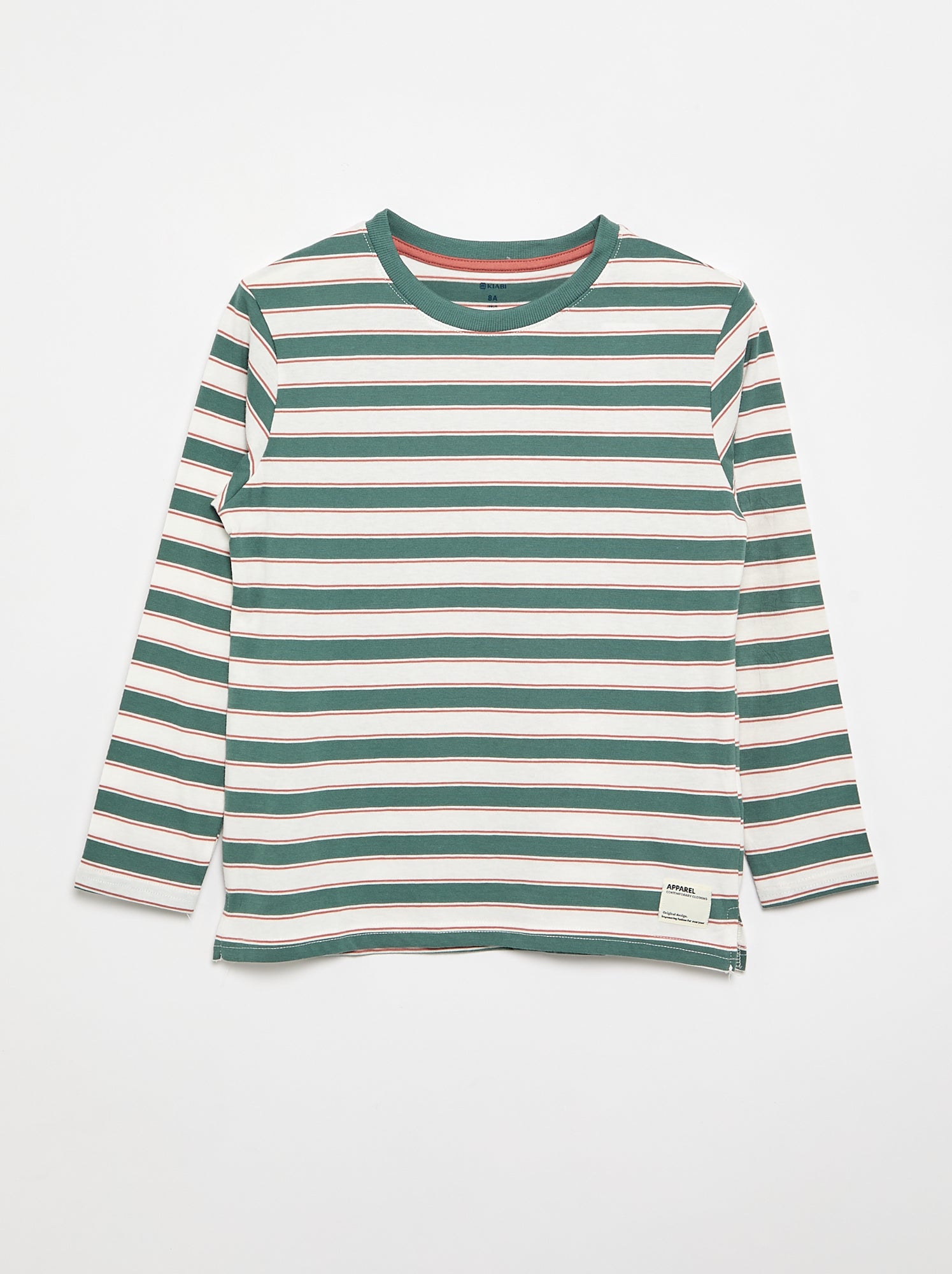 Lot de 2 T-shirts à manches longues - Vert (GDP43_6)